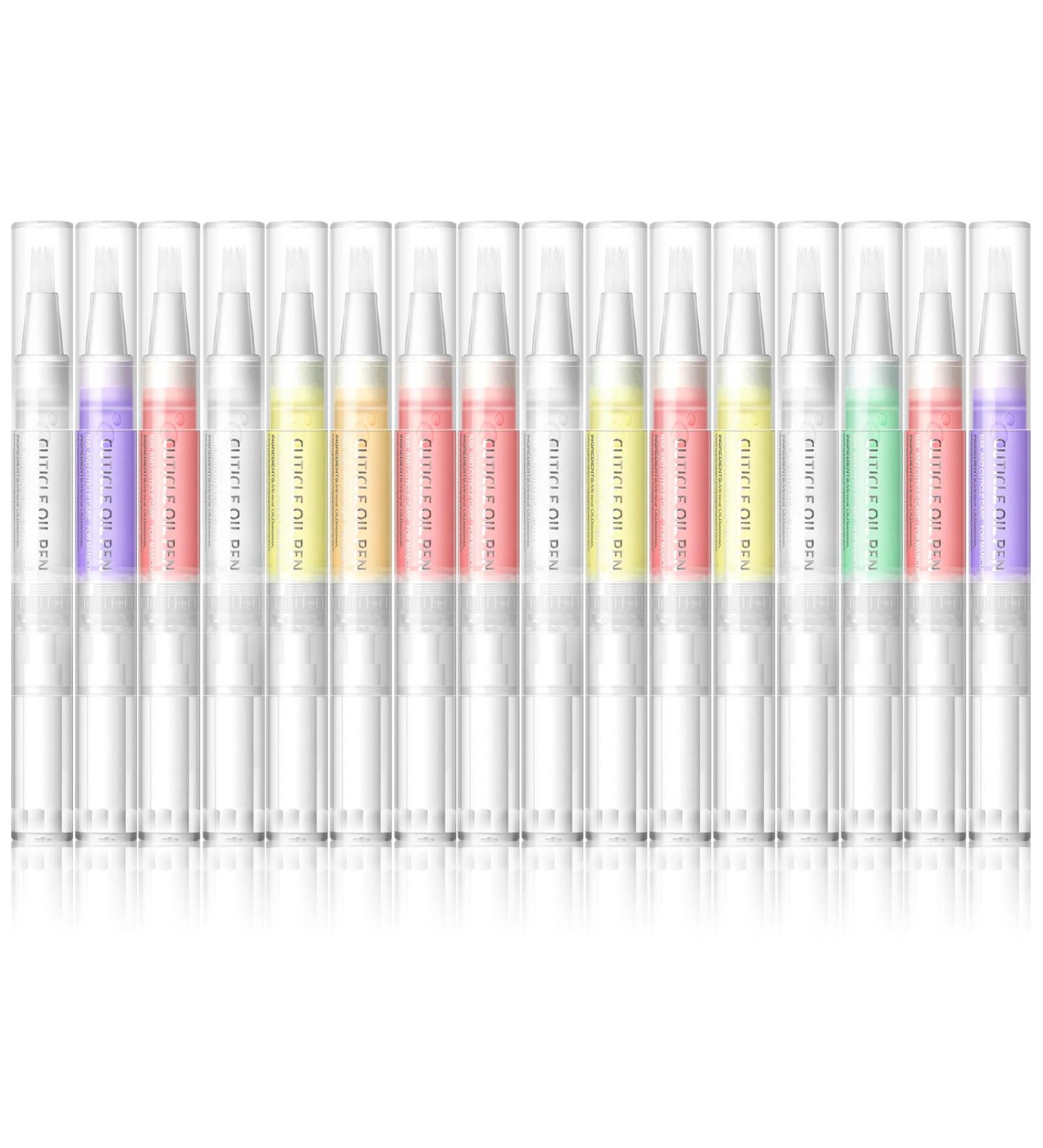 16pcs Cuticle Oil Pen for Nails Polish Nail Moisturized Gel Nail Polish Repair Pen for Gel Nails Natural Nourishment Ingredients Manicure Cuticle Repair Oil Pen Kit Different Flavor 1147 - Buy Online on GoSupps.com