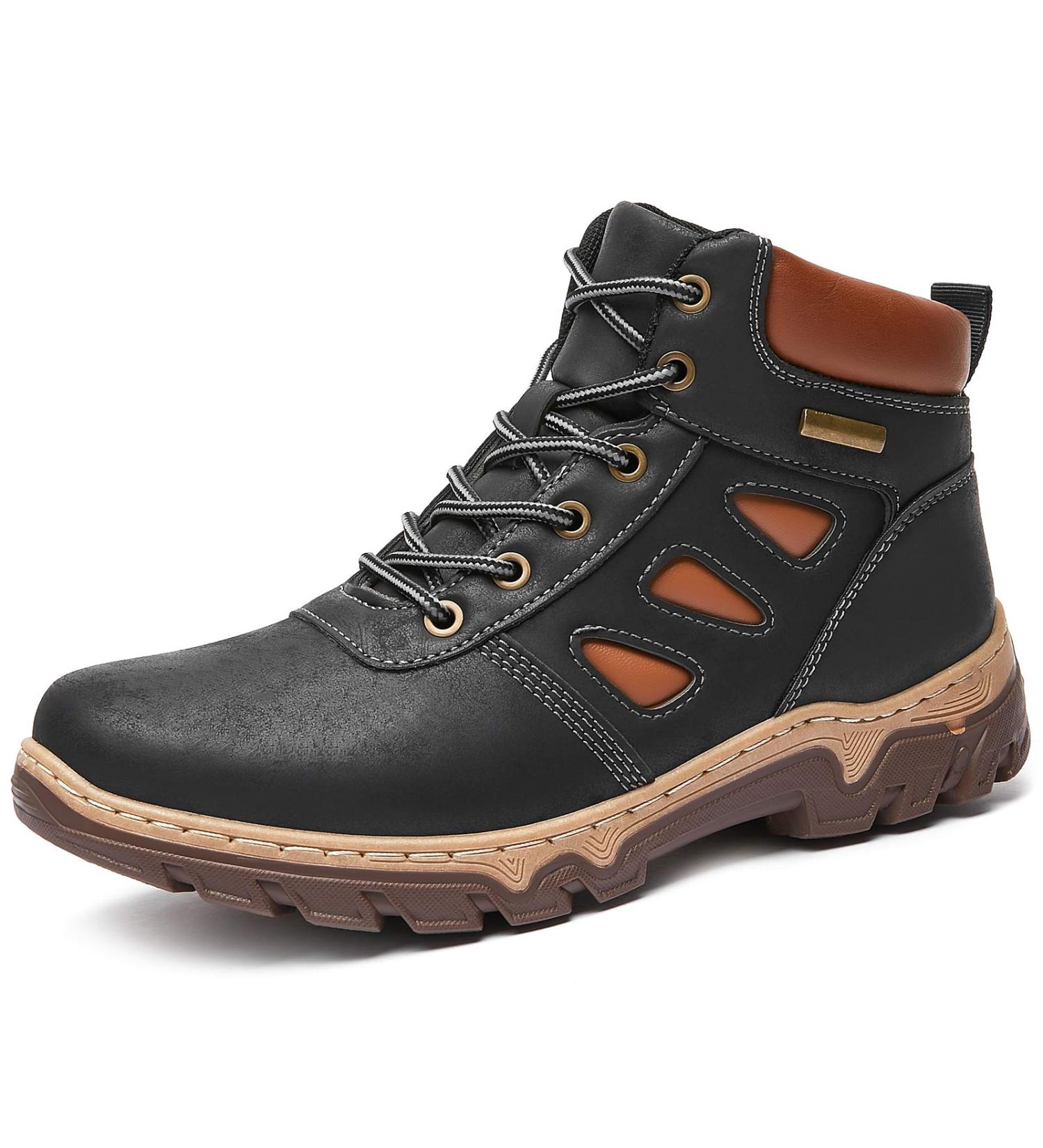 FRACORA Women's Hiking Boots - Lace Up Ankle Boots for Outdoor Trekking - Non Slip Trail Shoes in Black - Size 10 - Buy Online on GoSupps.com