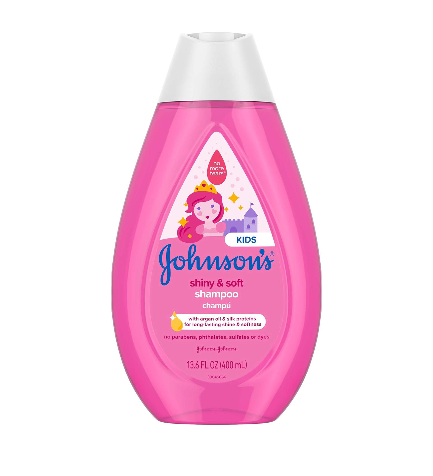 Johnson's Baby Shiny Soft Kids' Shampoo - Tear-Free Formula with Argan Oil & Silk Proteins - 13.6 Fl Oz - Buy Online on GoSupps.com