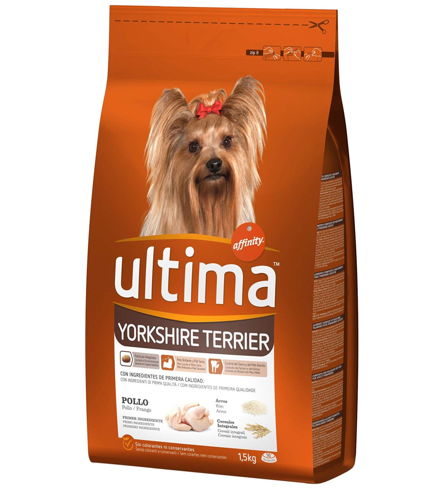 Comida Perros Mini Yorkshire Ultima 1.5kg - Buy Online on GoSupps.com
