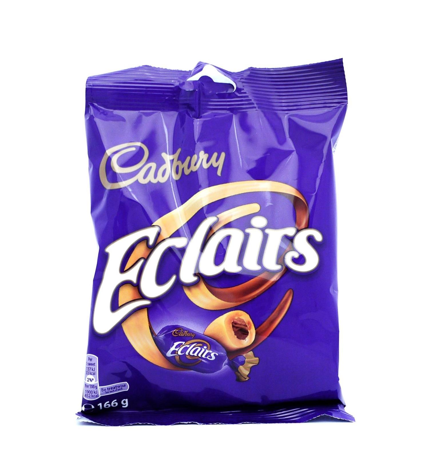 Cadbury Eclairs Classic Box of 7 boxes of 166 g