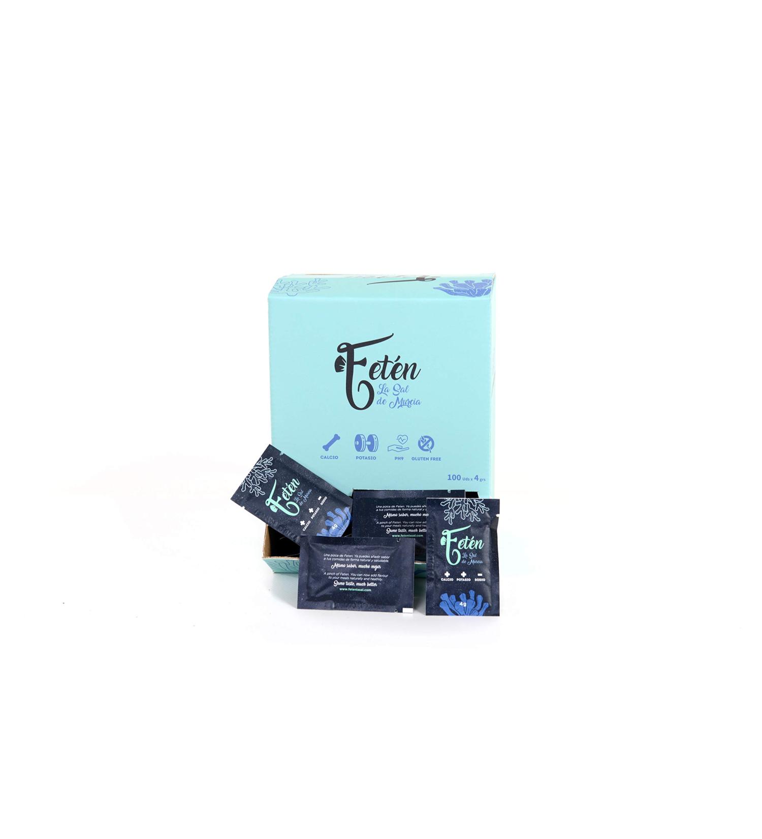 Fet n Salt in single dose - Reduced sodium salt - Pack of 100 envelopes x 4 g - Buy Online on GoSupps.com