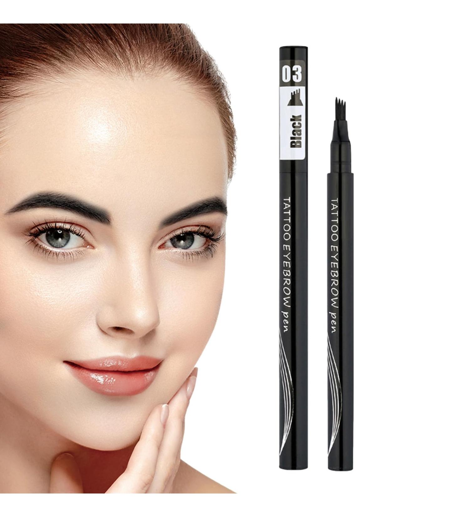 Brow Definers - Eyebrow Contouring Sweatproof Pencil - Eyebrow Contouring Supplies for Working Home Traveling Dating Gathering Shakven 3# Black - Buy Online on GoSupps.com