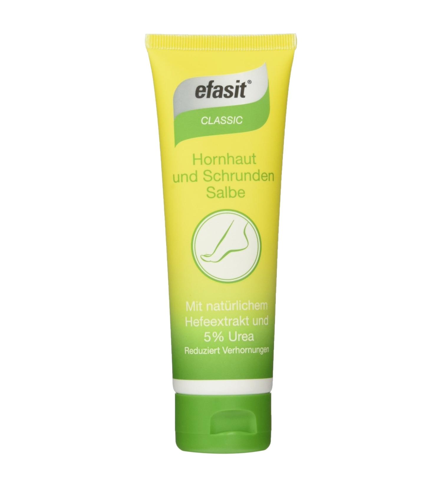 Efasit Classic Callus and Cracked Skin Ointment with Yeast Extract and 5% Urea 75 ml