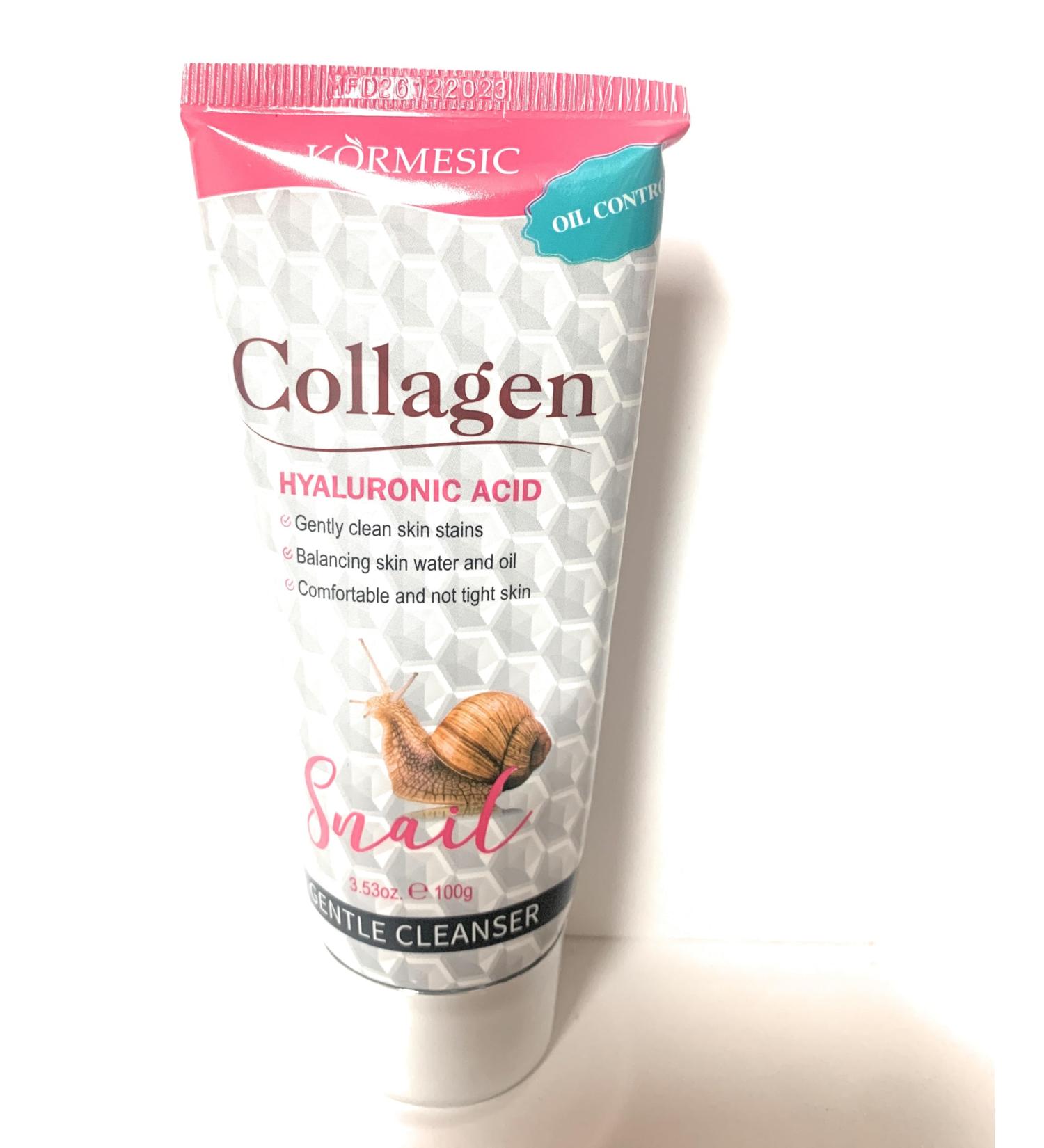 Collagen and Hyaluronic Acid Foam Face Cleanser