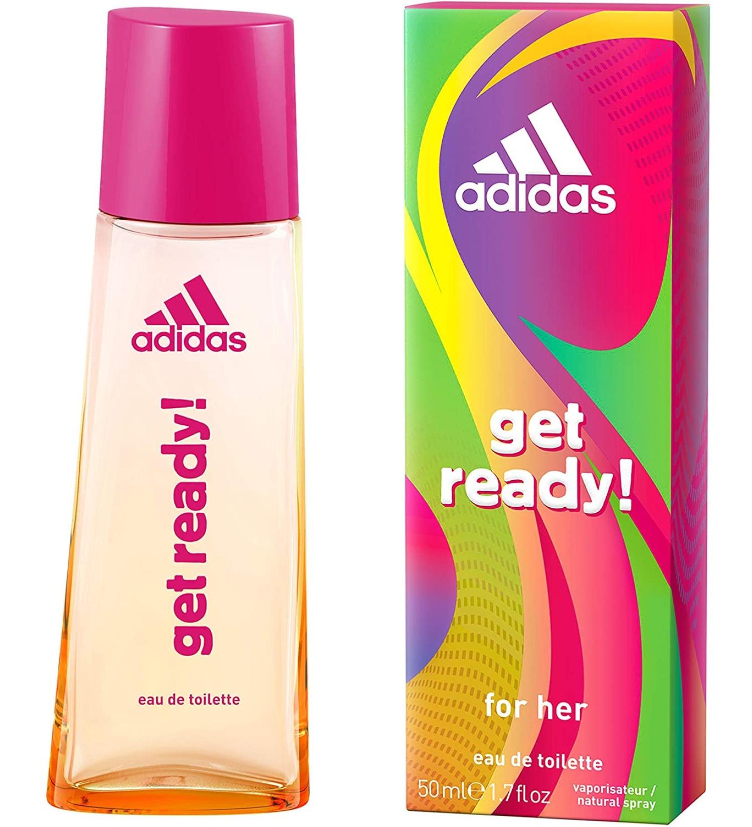 Adidas Fragrance Get Ready for Her Eau de Toilette 1.7 Fluid Ounce 1.7 Fl Oz (Pack of 1) For Her - Buy Online on GoSupps.com