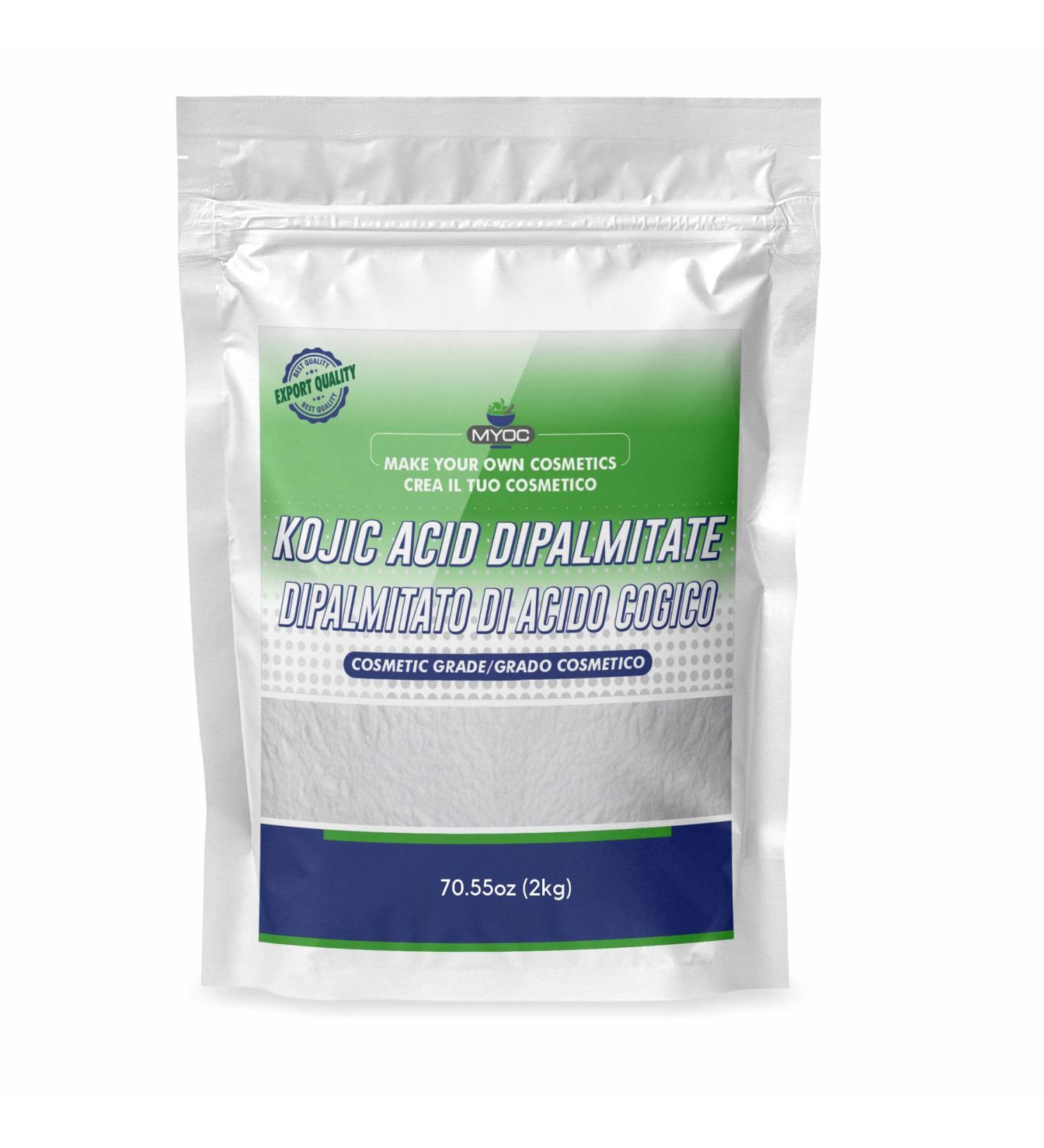 Myoc Kojic Acid Dipalmitate Cosmetic Grade Ideal for DIY Skincare Formulations 2 kg