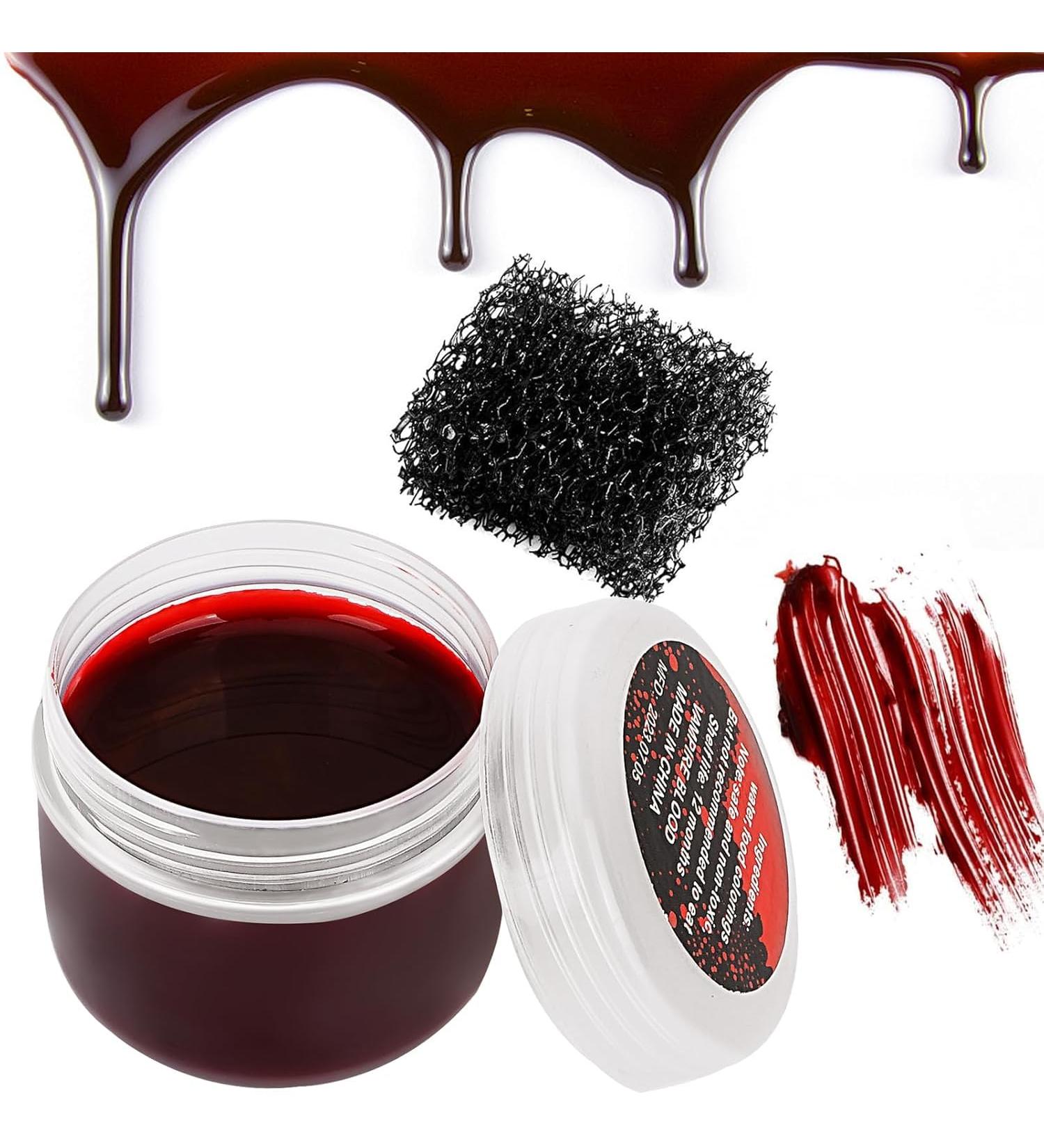 Buy Halloween Coagulated Blood Gel - 20g Fake Blood for SFX Makeup Wounds & Cosplay - Fast International Shipping - Buy Online on GoSupps.com