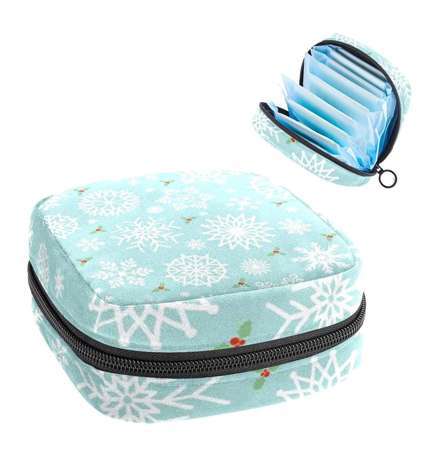 Buy Women's Bonds Storage Bags | Portable Snowflakes Period Kit Bag | Ideal Feminine Products for Girls - Buy Online on GoSupps.com