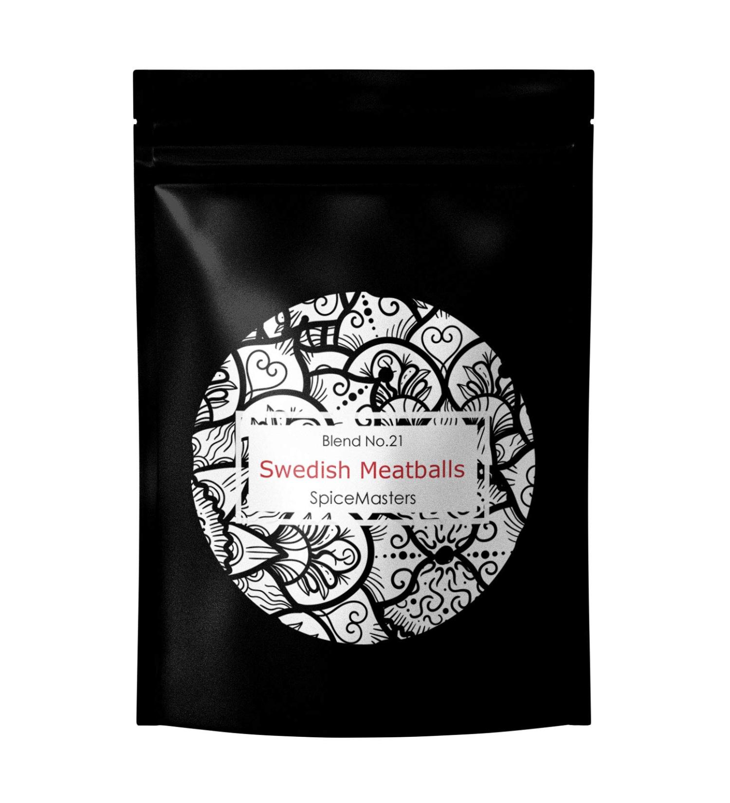 Spice Masters Swedish Meatballs Spice Mix 100g - Hand Blended Premium Mix for Authentic & Easy Meals - Free Same Day Dispatch - Buy Online on GoSupps.com