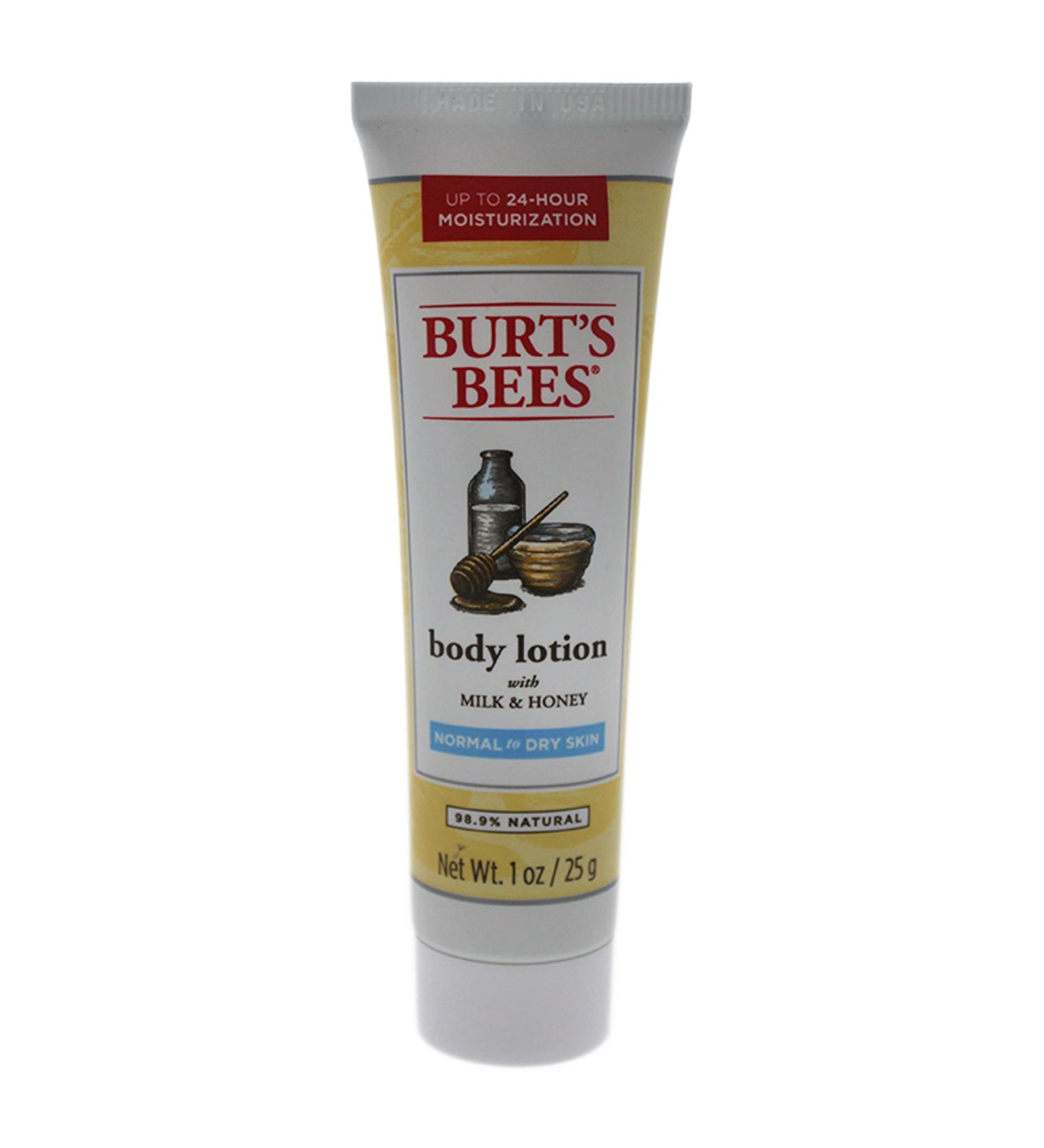 Burt's Bees Milk & Honey Body Lotion for Unisex  1 Ounce Milk & Honey 1 Ounce (Pack of 1)
