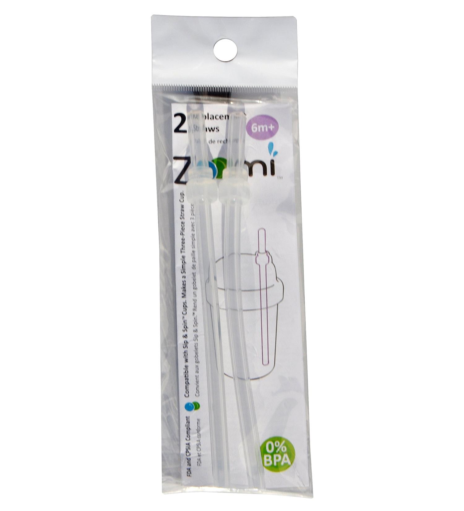nuspin kids Zoomi Replacement Straw Set  2 Straws