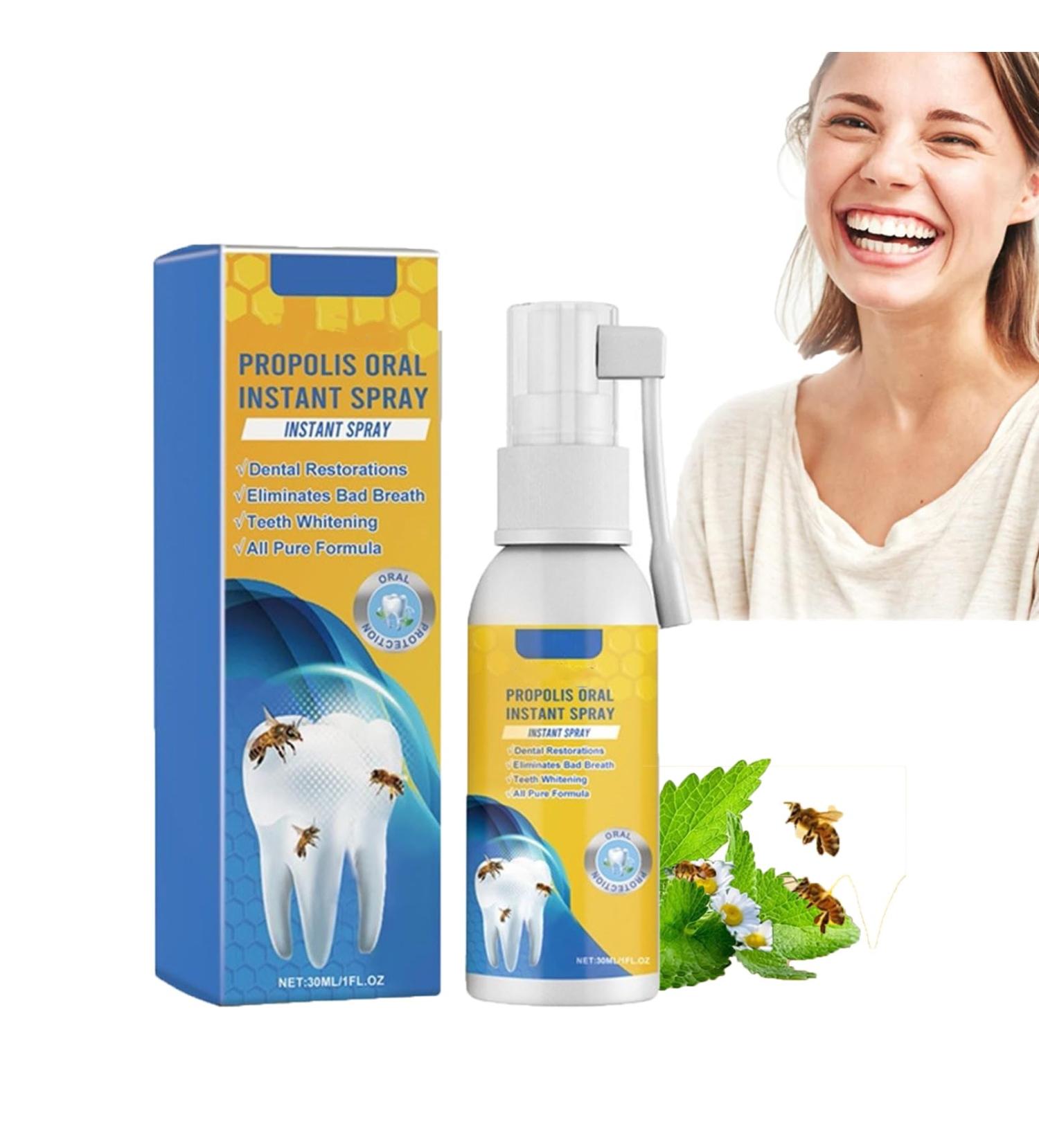 Furzero Propolis Oral Instant Treatment Spray - 30ml Propolis Mouthwash for Total Teeth Care - Herbal Oral Health Solution - Buy Online on GoSupps.com