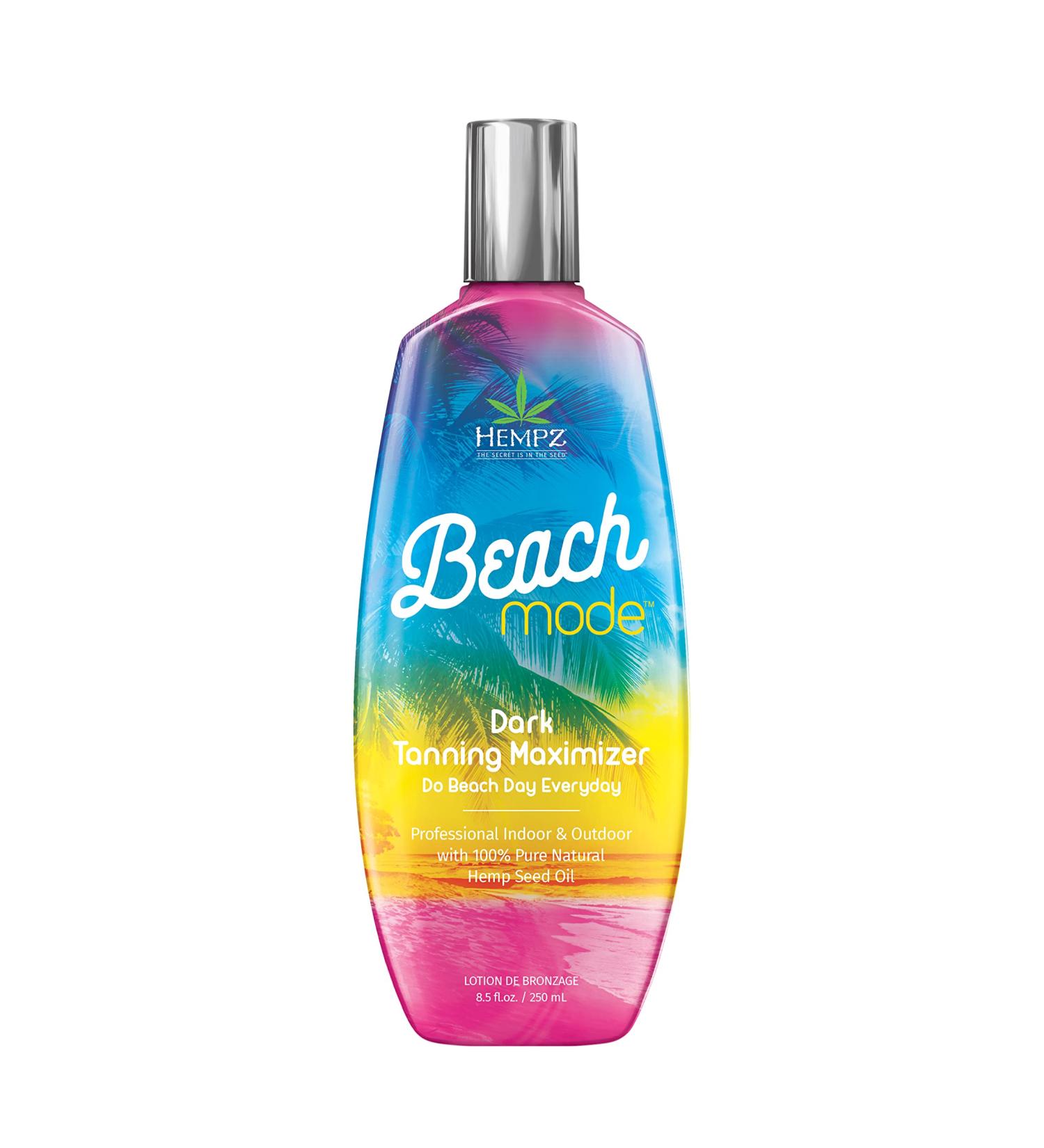 Hempz Beach Mode Maximizer 8.5 Fl OZ - Herbal Self Tanning Lotion for Tanning Beds & Sun | Citrus & Pink Pomelo Moisturizing Formula - Buy Online on GoSupps.com