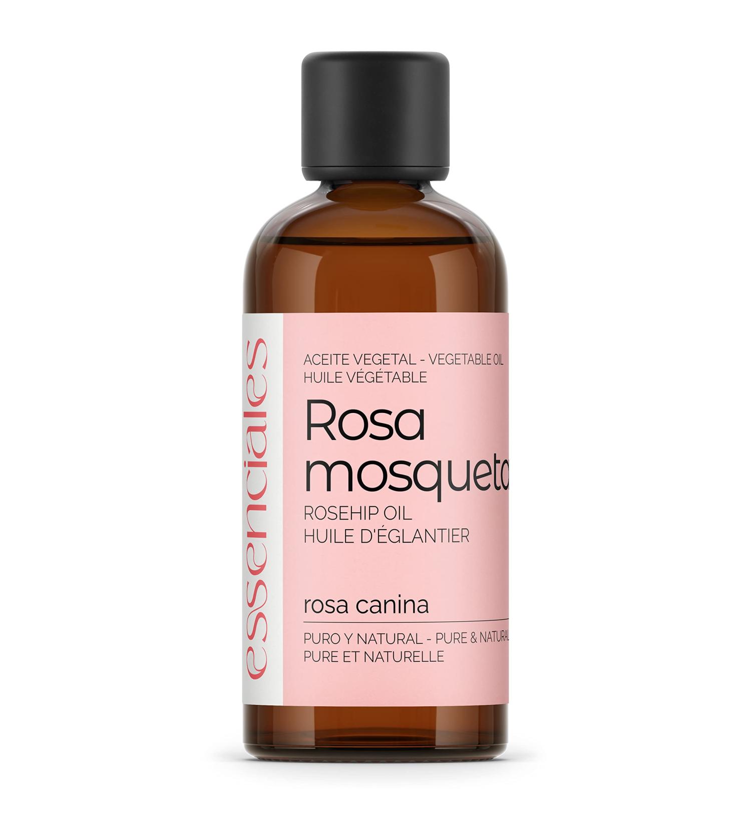  Essenciales Essenciales - Rosehip (Rosa canina) Vegetable Oil 100 ml | 100% Pure and Natural - First Cold Pressed - Buy Online on GoSupps.com