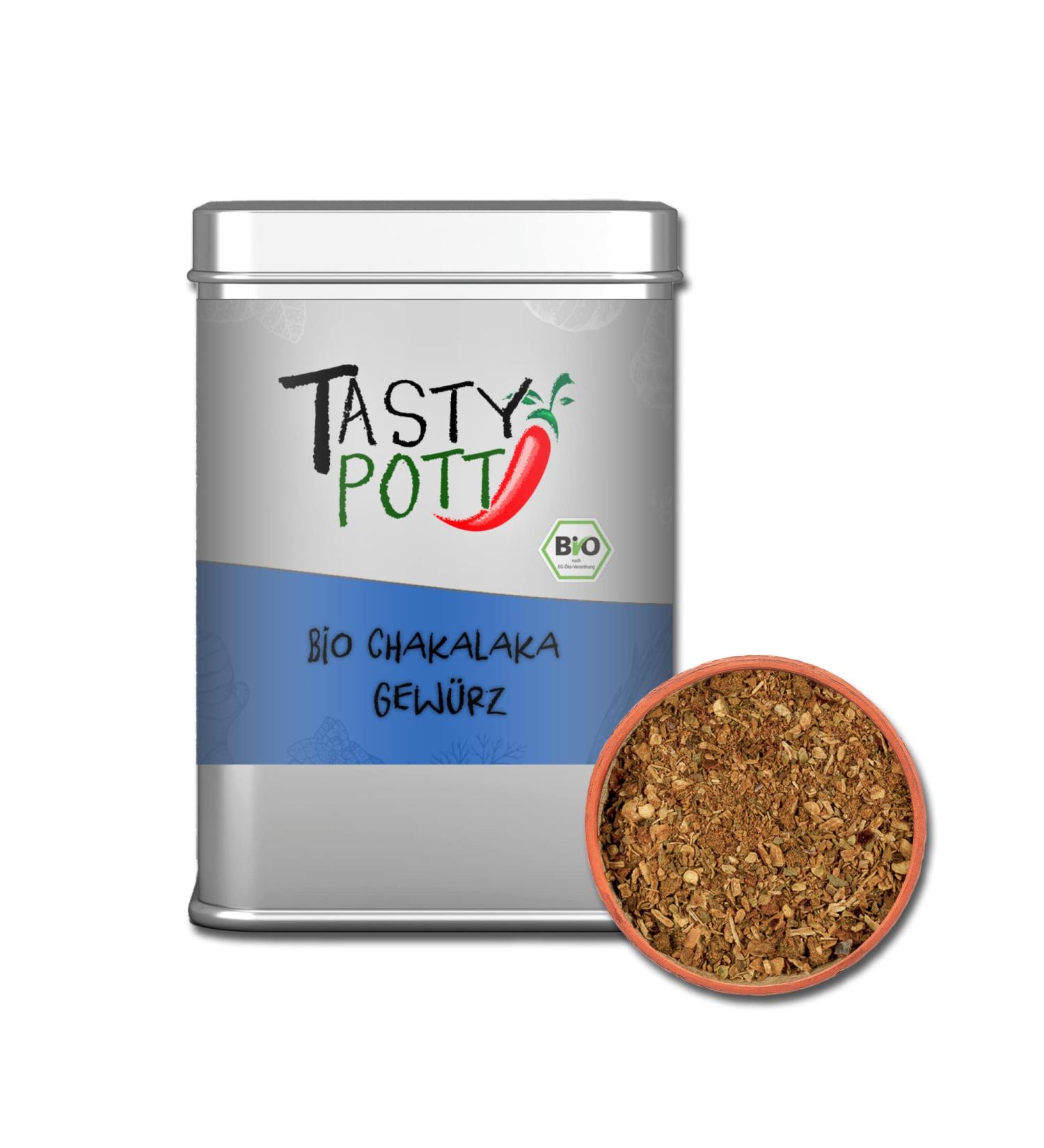 Jeske Sports Supplies Tasty Pott Spice Mixes 2 I spices I spice mix I Herbs I Spices I Tofu I Vegetables I Aromatic Bio Chakalaka spices 100 g - Buy Online on GoSupps.com