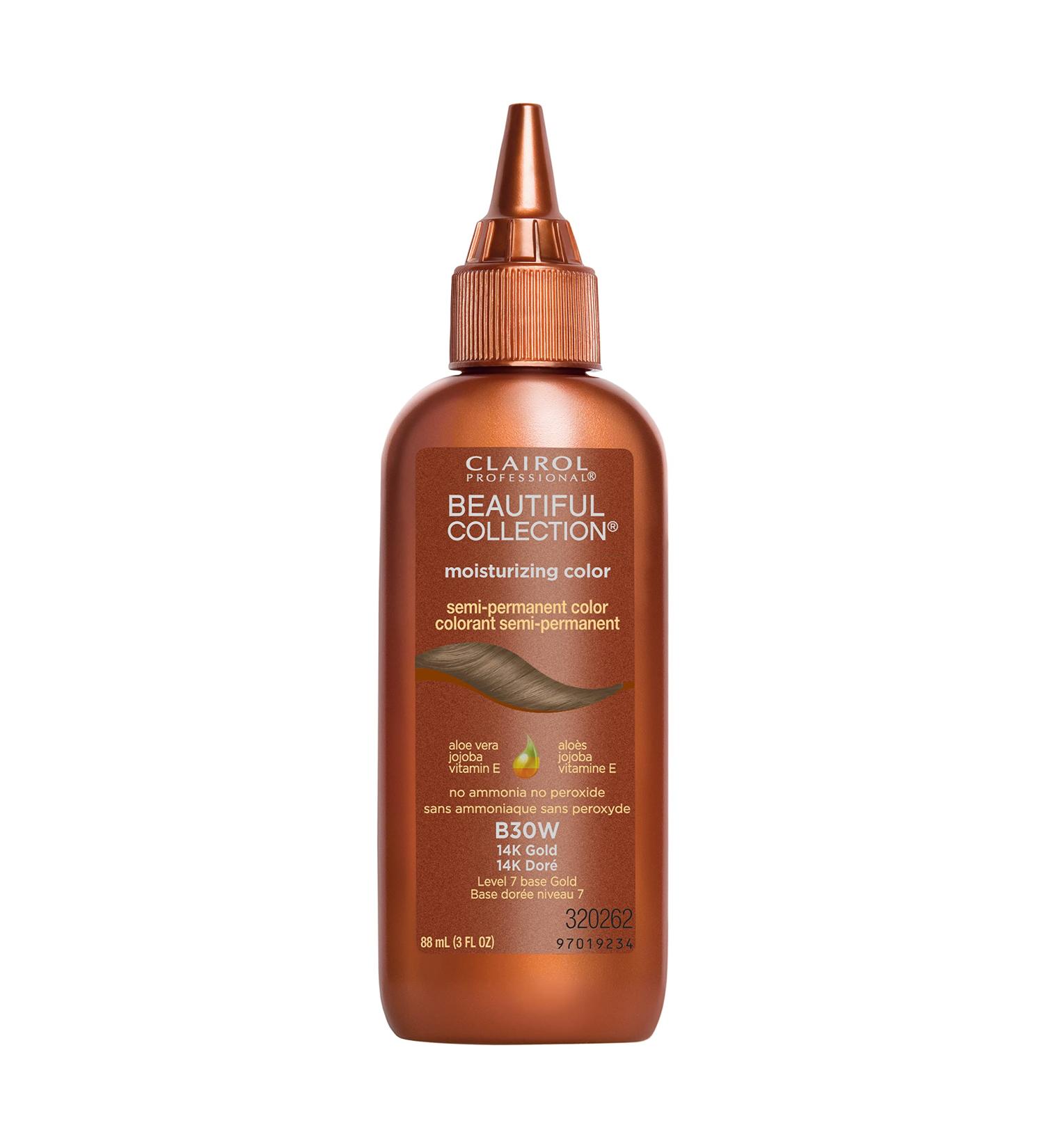Clairol Professional Beautiful Collection 30W 14k Gold Semi-Permanent Hair Color - Zero Damage Formula - Buy Online on GoSupps.com