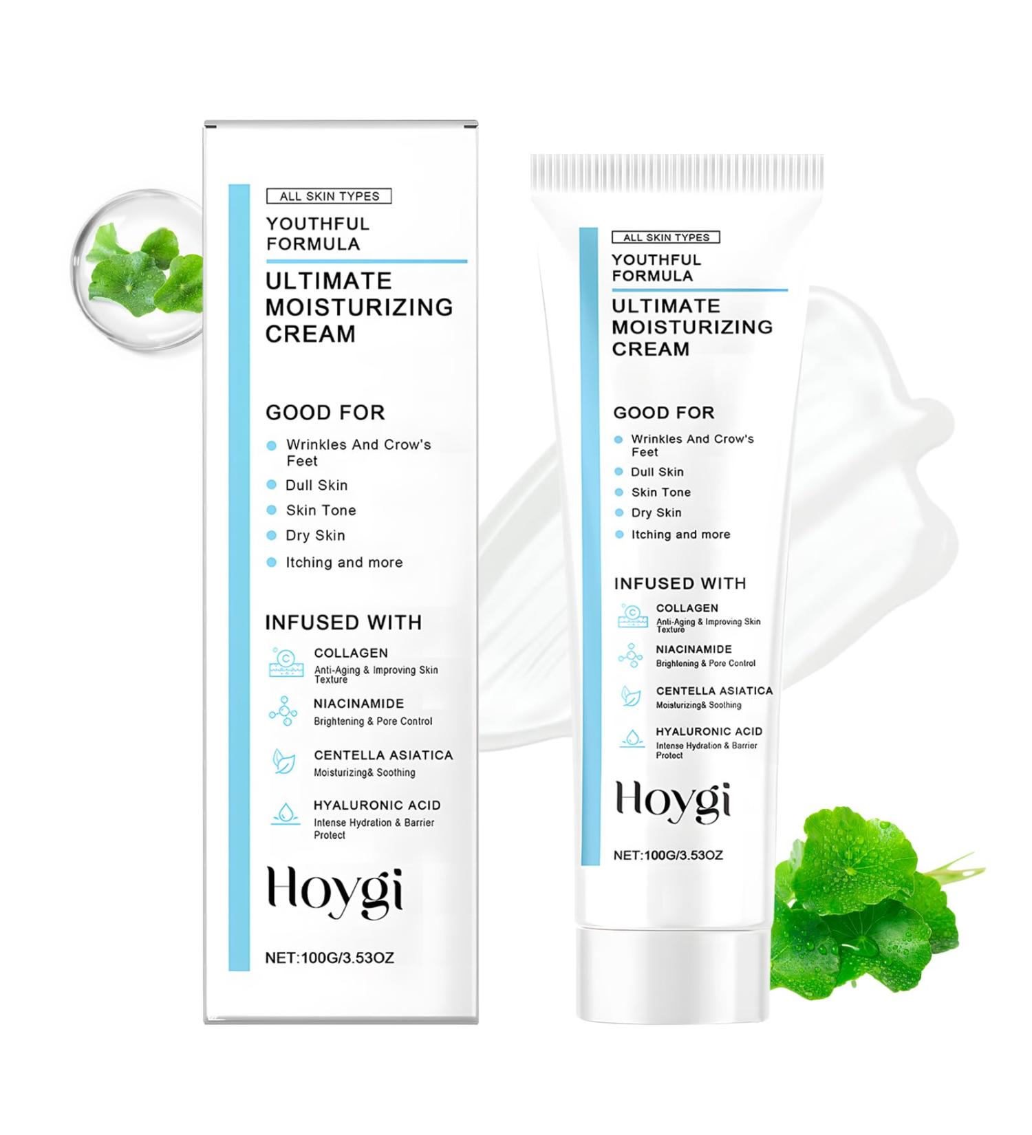 Znnhnn Centella Moisturizer Cream soothing wrinklereducing antioxidant and promotes collagen regeneration contains Centella Asiatica hyaluronic acid niacinamide and collagen - Buy Online on GoSupps.com