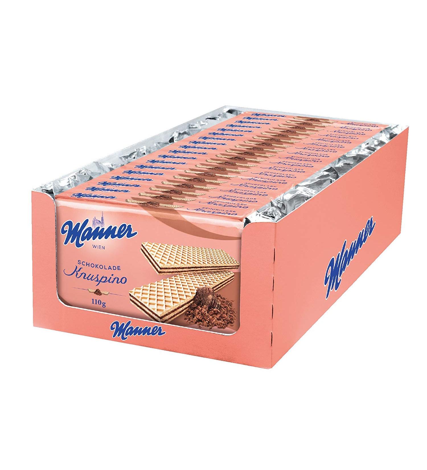 manner 18 x Manner Knuspino Chocolat 110g