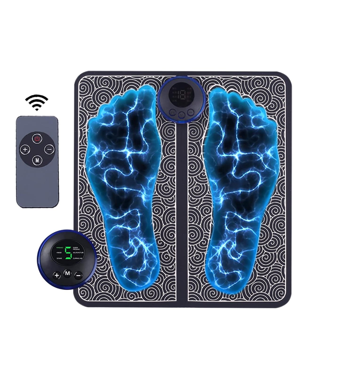 LXHL Circulation Foot Massager with Remote Control - Portable and Durable Foot Massage Mat for Home Use - Buy Online on GoSupps.com