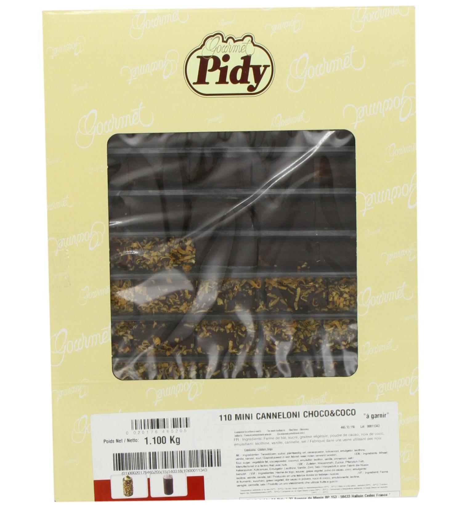  Pidy Pidy Mini Canelloni Chocolate Coconut 110 Servings Chocolate Chocolate Coconut - Buy Online on GoSupps.com