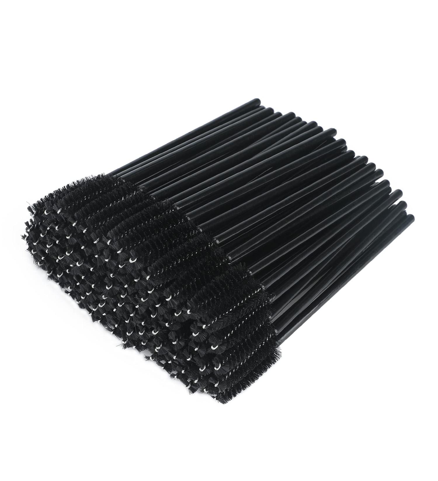 G2PLUS 50 pcs Disposable Eyelash Brushes - Black Mascara Wands for Eyelash Extensions - Perfect for Professional Use - Buy Online on GoSupps.com