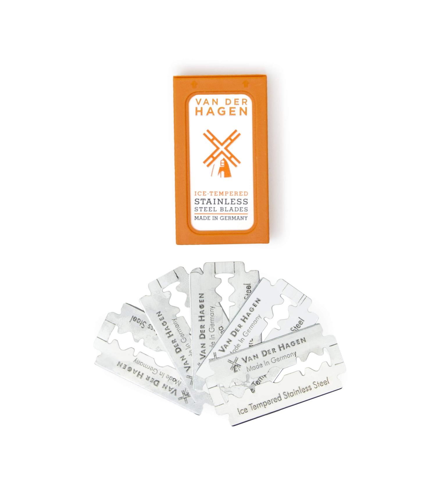 Van Der Hagen Safety Blades 5 Count - Premium Razor Blades for Smooth Shaving - Buy Online on GoSupps.com