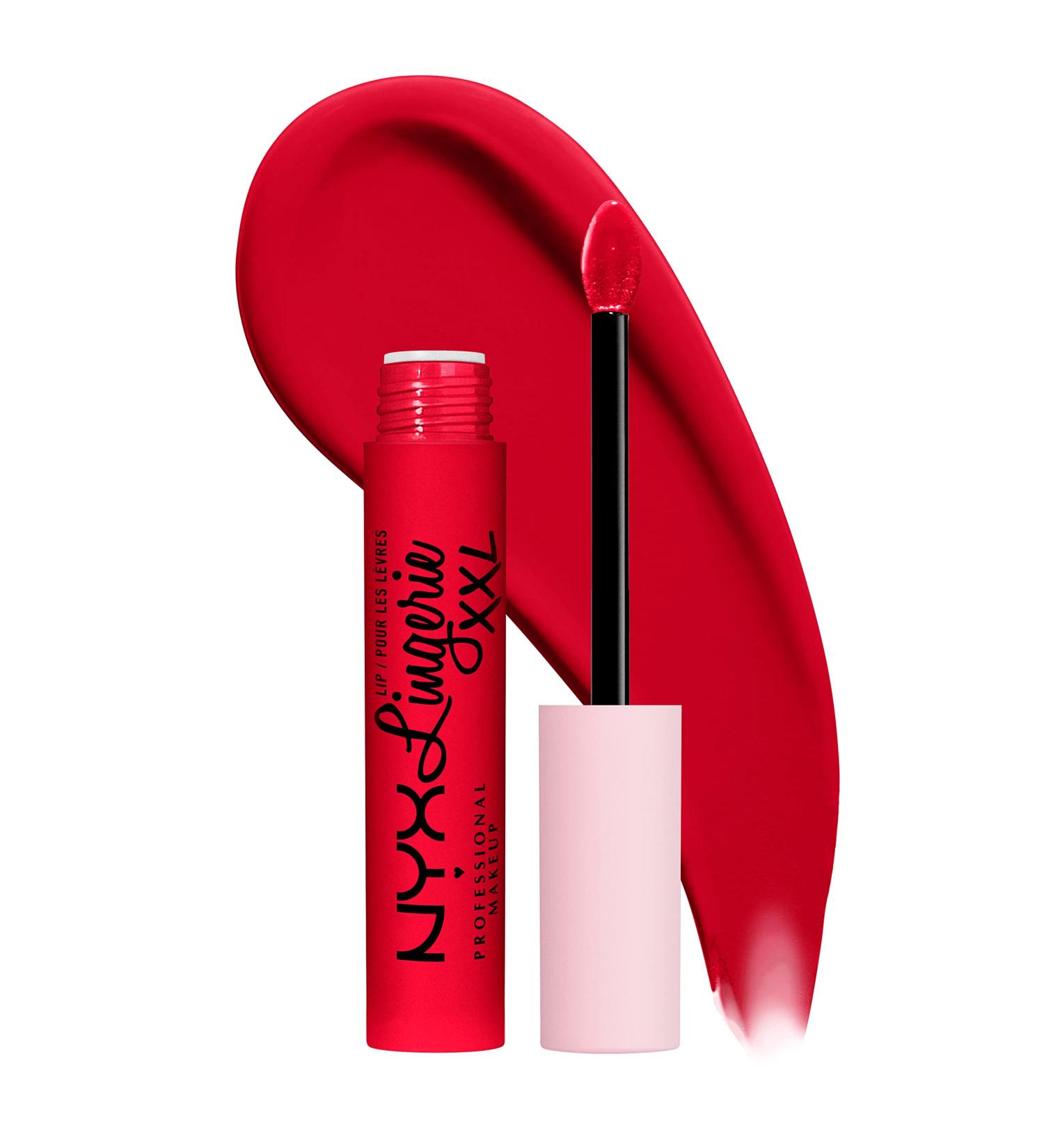 Nyx Lip Lingerie XXL Matte Liquid Lipstick in Untamable Brick Red - 0.13 Fl Oz - Buy Online on GoSupps.com