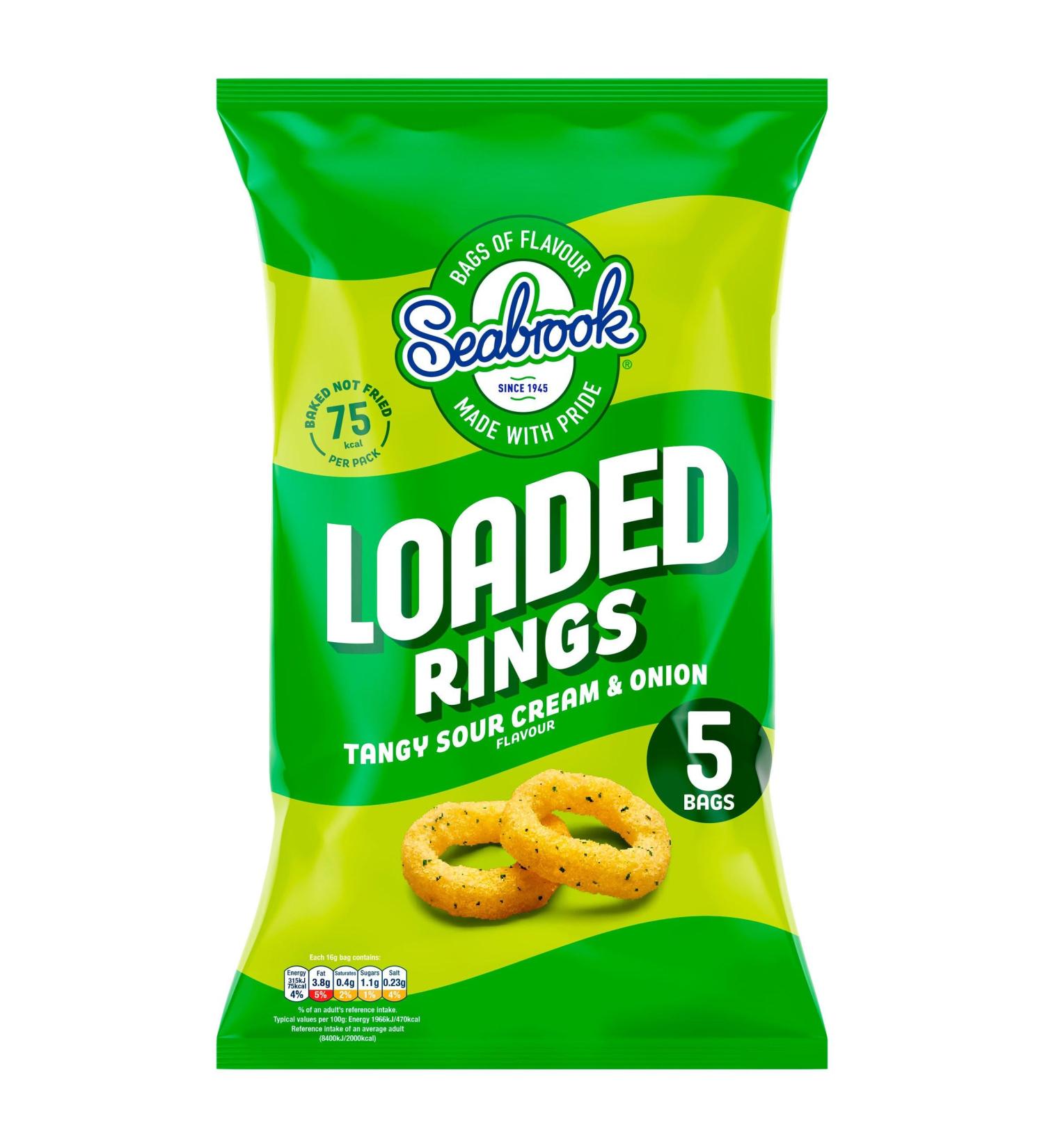 Seabrook 5pk Sour Cream & Onion Rings