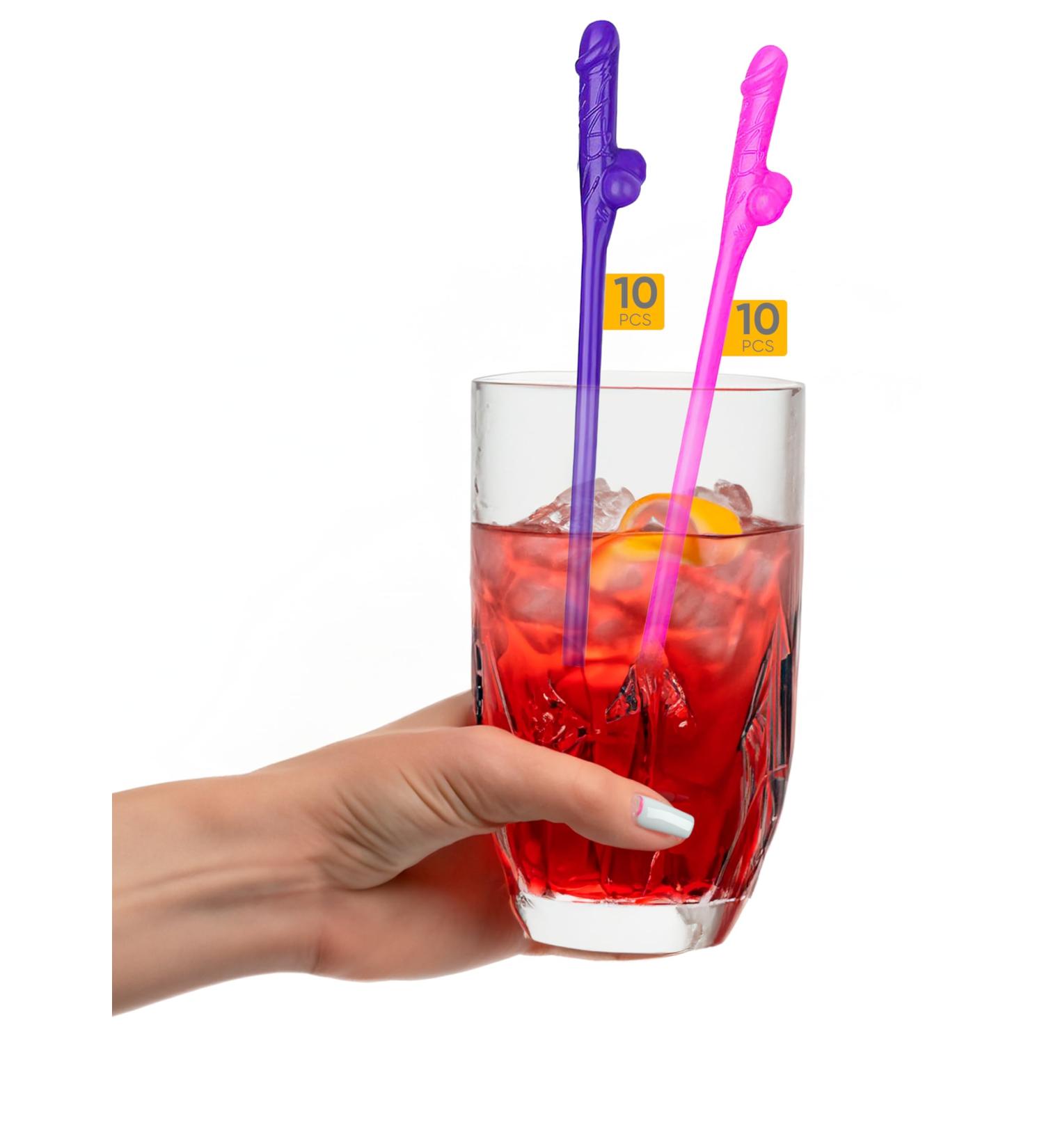 20 Plastic Dick Straws Funny Drinking Straws Hen Penis Shape Straws Party Favors Crazy Peni Party Straws Naughty Party Bachelorette Penis Party Pecker Straws Willy Straws Plastic Penis Straws Pack - Buy Online on GoSupps.com