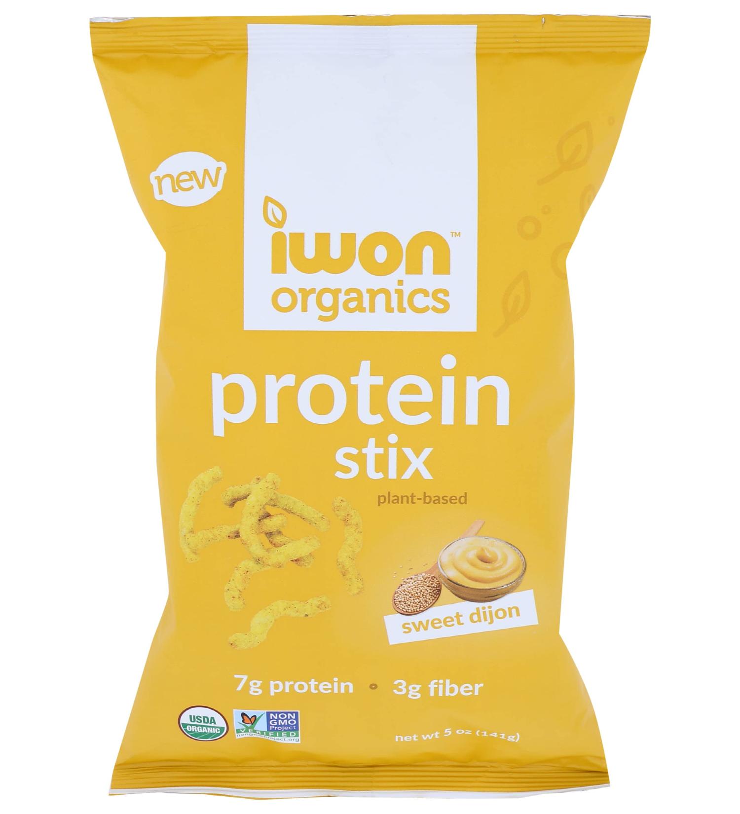 Iwon Organics Stix Protein Sweet Dijon - Plant-Based Organic Dressing 5oz - Buy Online on GoSupps.com