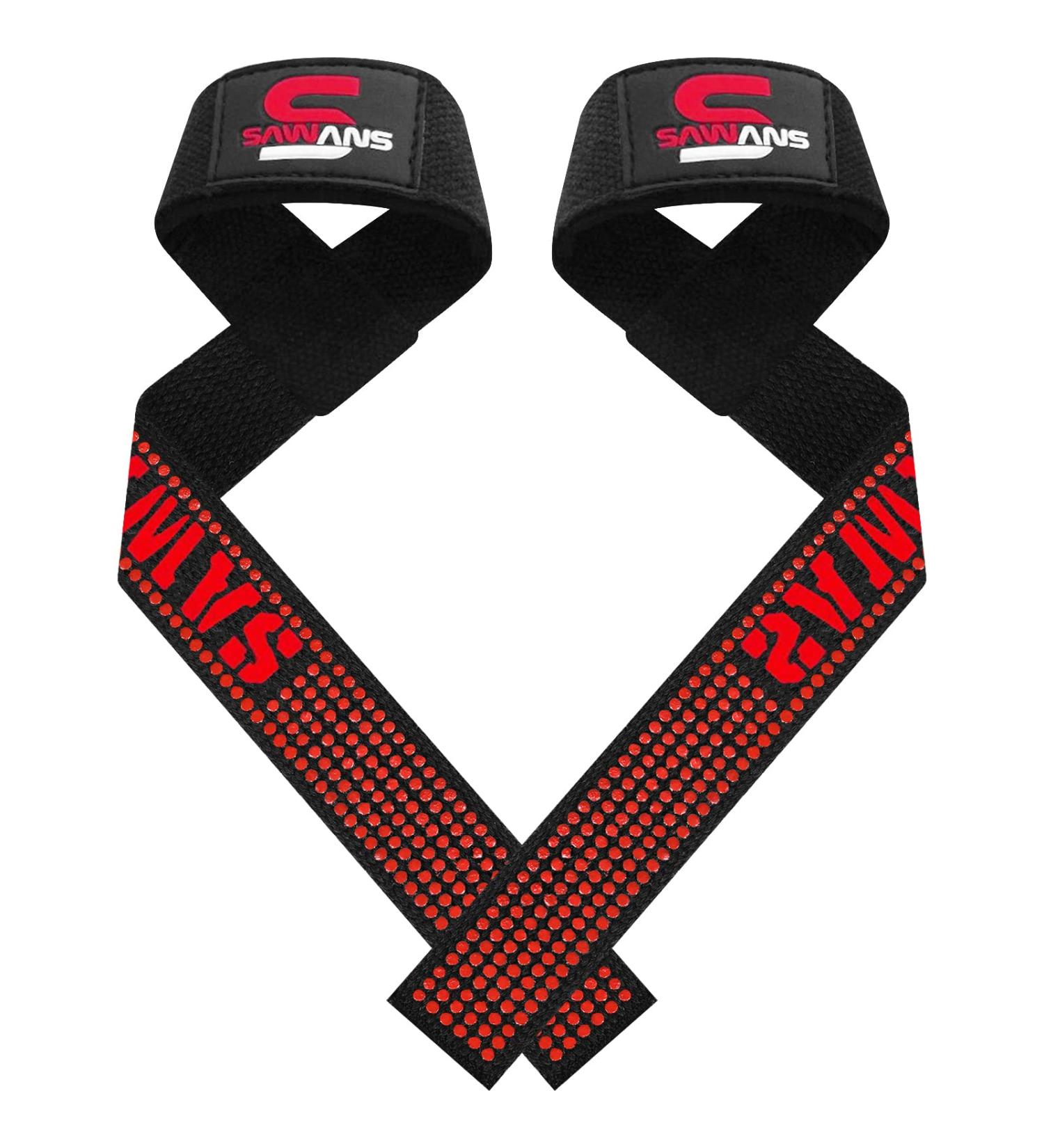 Neoprene Padded Weightlifting Straps | Ultimate Support for Bodybuilding & Strength Training - Buy Online on GoSupps.com