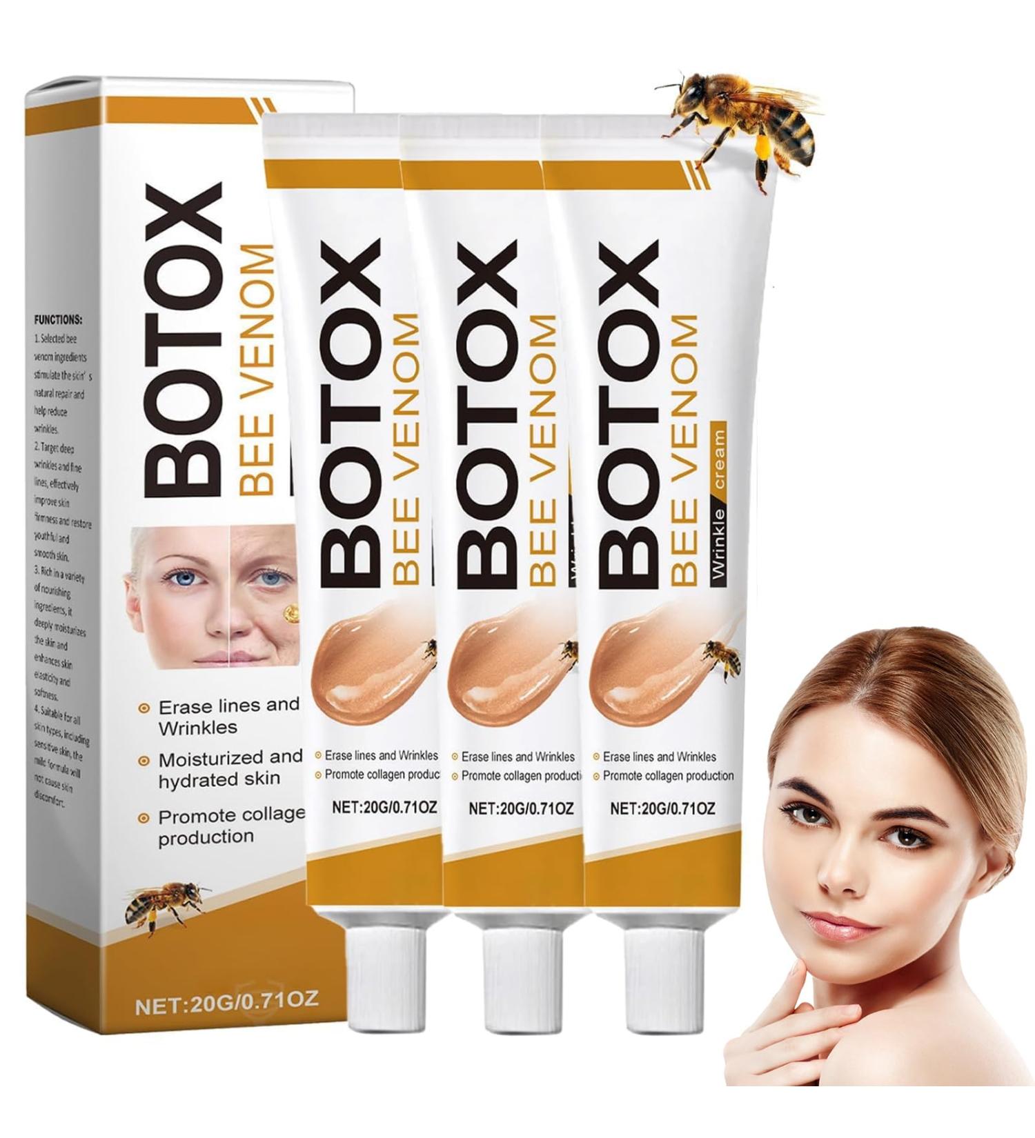 Bee Venom Wrinkle Removal Cream Anti-Aging Firming Lifting and Moisturizing Skin Cream for All Skin Types Recovery and Anti-Wrinkle Care 70 Fl Oz (Pack of 1) - Buy Online on GoSupps.com