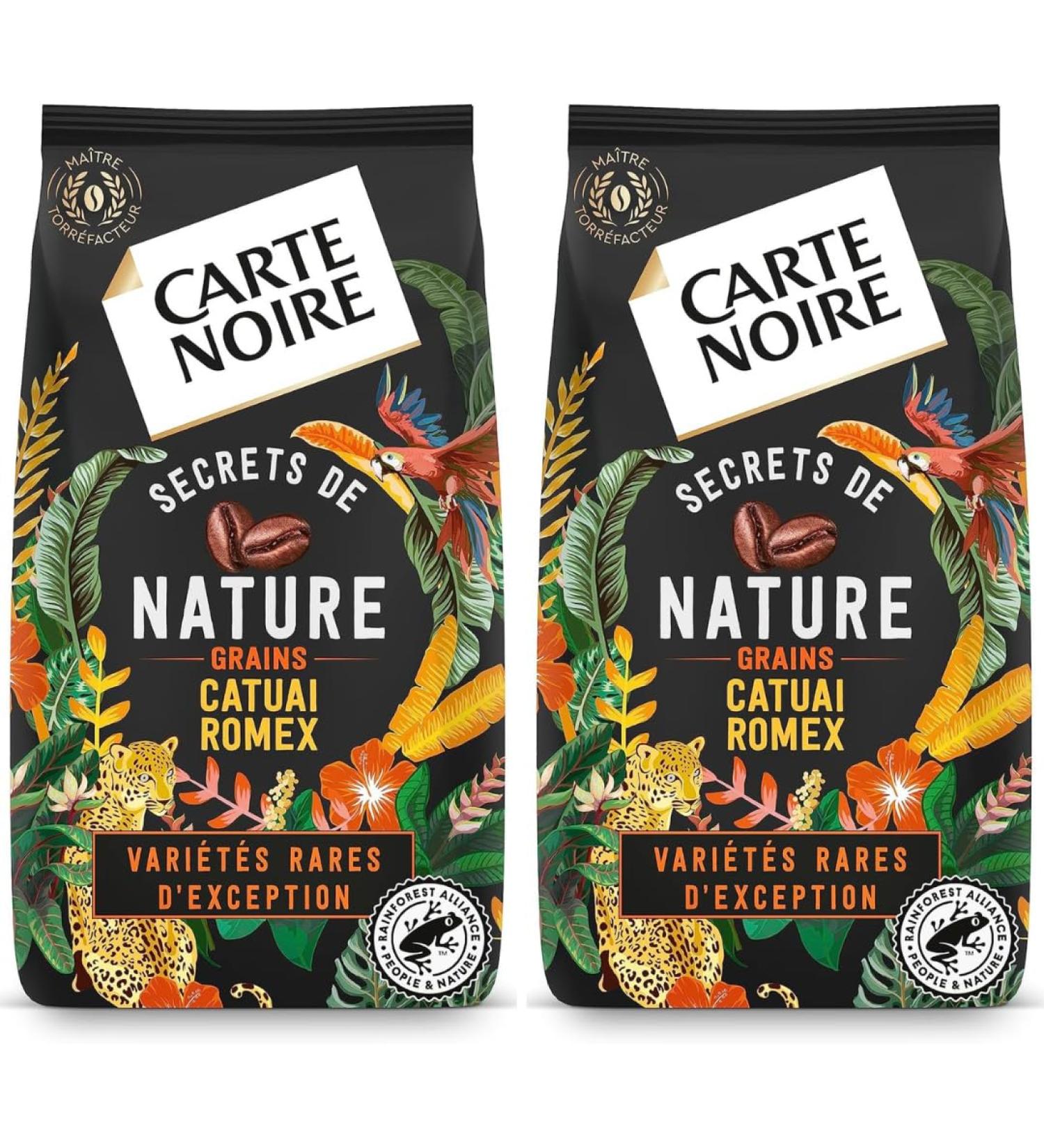CARTE NOIRE - Caf Grain Carte Noire Secrets de Nature - Catuai Romex - Certifi Rainforest Alliance - Paquet de 2 kg - Buy Online on GoSupps.com
