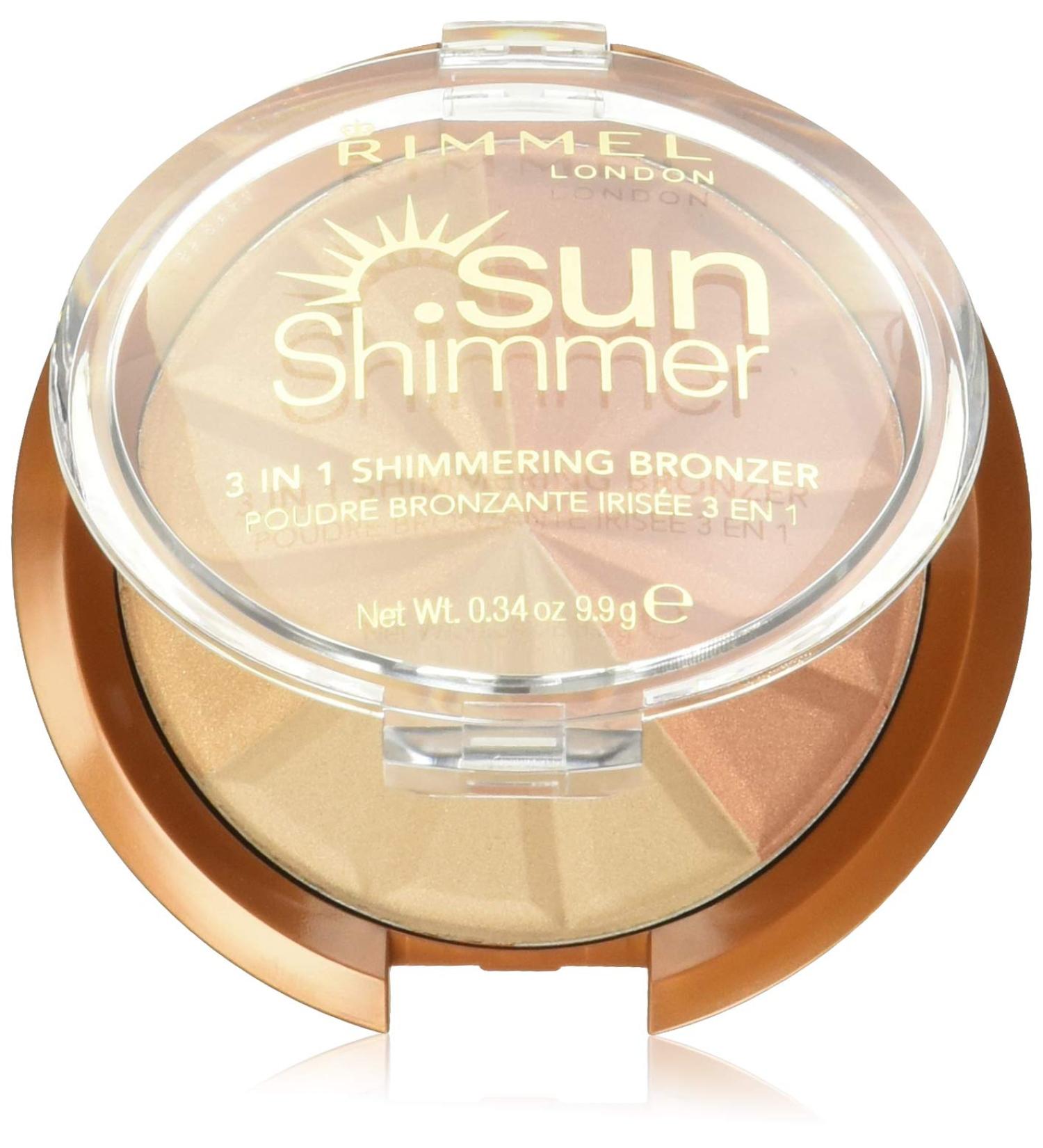 Rimmel 3 in 1 Shimmering Bronzer - Gold Princess 9.9g | International Shipping | Best Price Online - Buy Online on GoSupps.com