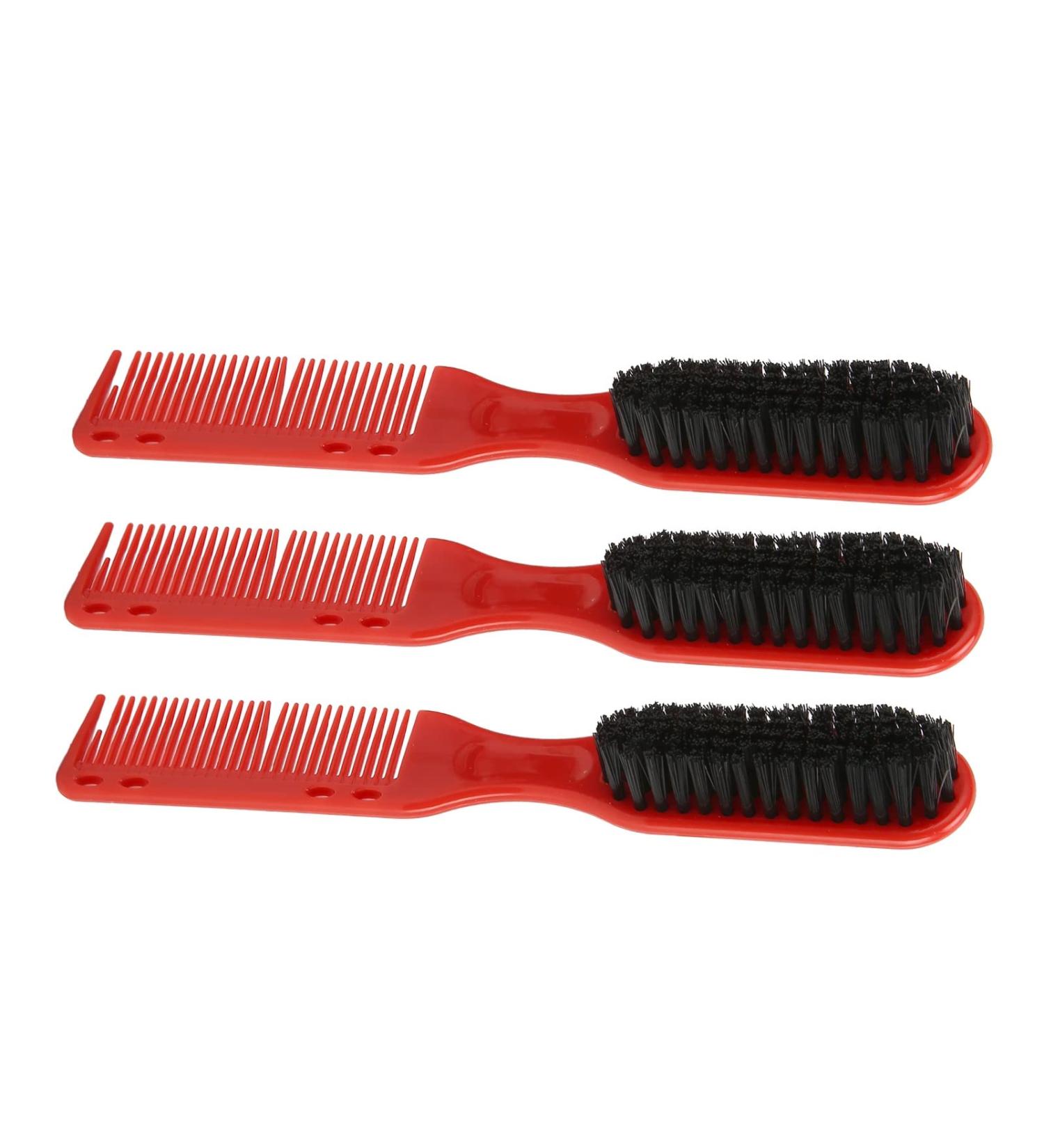 Haircut Beard Brush Set - 3pcs Nylon Bristle Comb for Men | Salon-Quality Beard Styling Tool - Buy Online on GoSupps.com