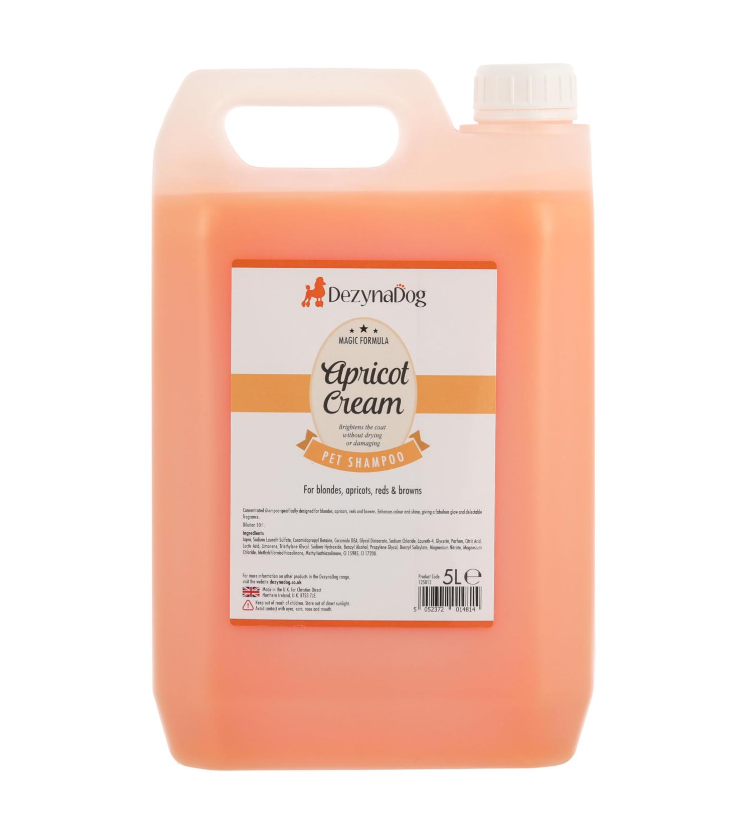 Dezynadog Magic Formula Apricot Cream Pet Shampoo 5 l