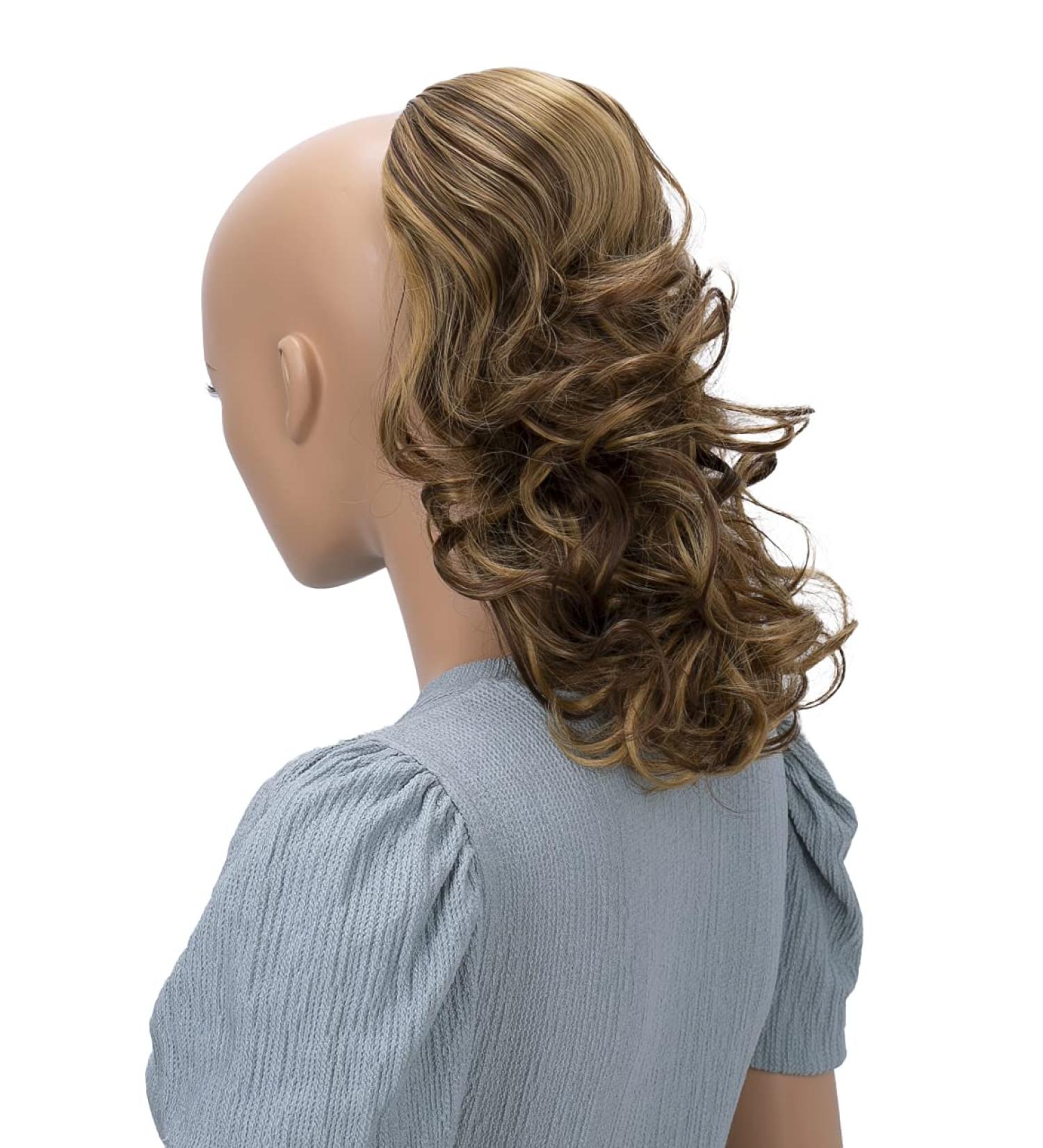 Buy CAISHA 30cm Mia Braid Hair Extension | Voluminous Wavy Golden Blonde & Reddish Brown Mix | International Shipping Available - Buy Online on GoSupps.com