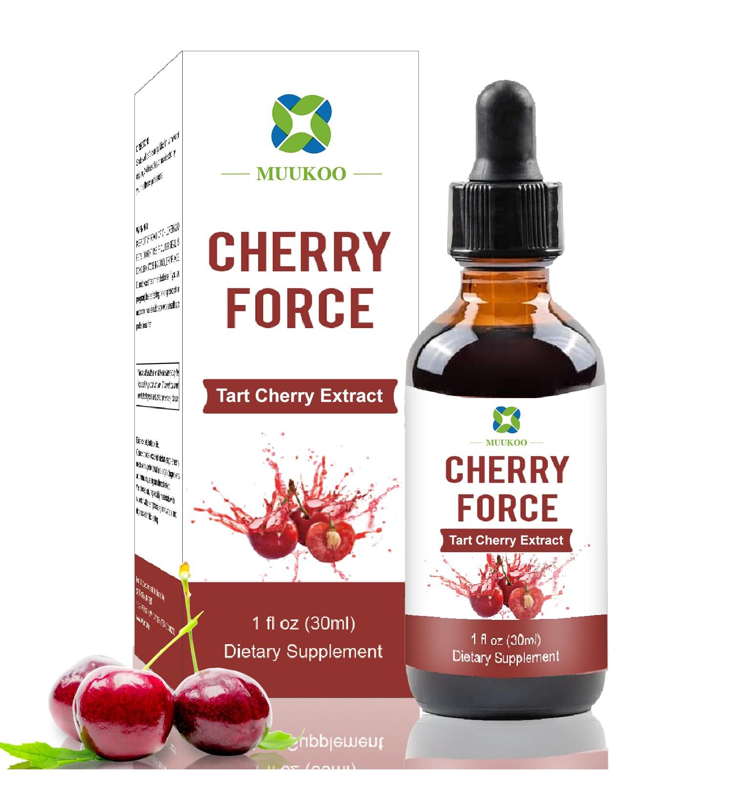 Cherry Force Supplement - Premium Tart Cherry Extract & Juice Concentrate | Rich in Phytonutrients for Optimal Absorption - Shop Internationally - Buy Online on GoSupps.com