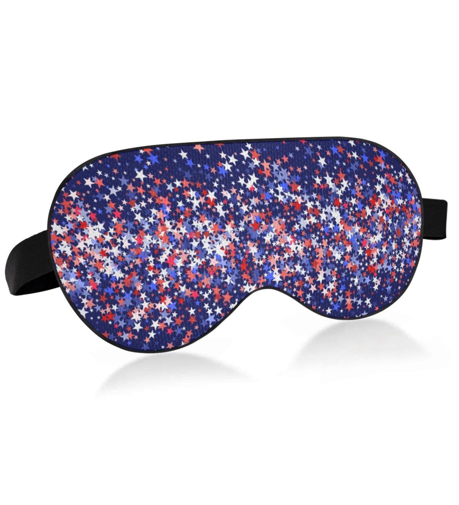 Haskirky Light Blocking Eye Mask - Adjustable for Men and Women - Perfect for Travel, Yoga, Meditation - Deep Sleep Comfort - American Vintage Design - Buy Online on GoSupps.com