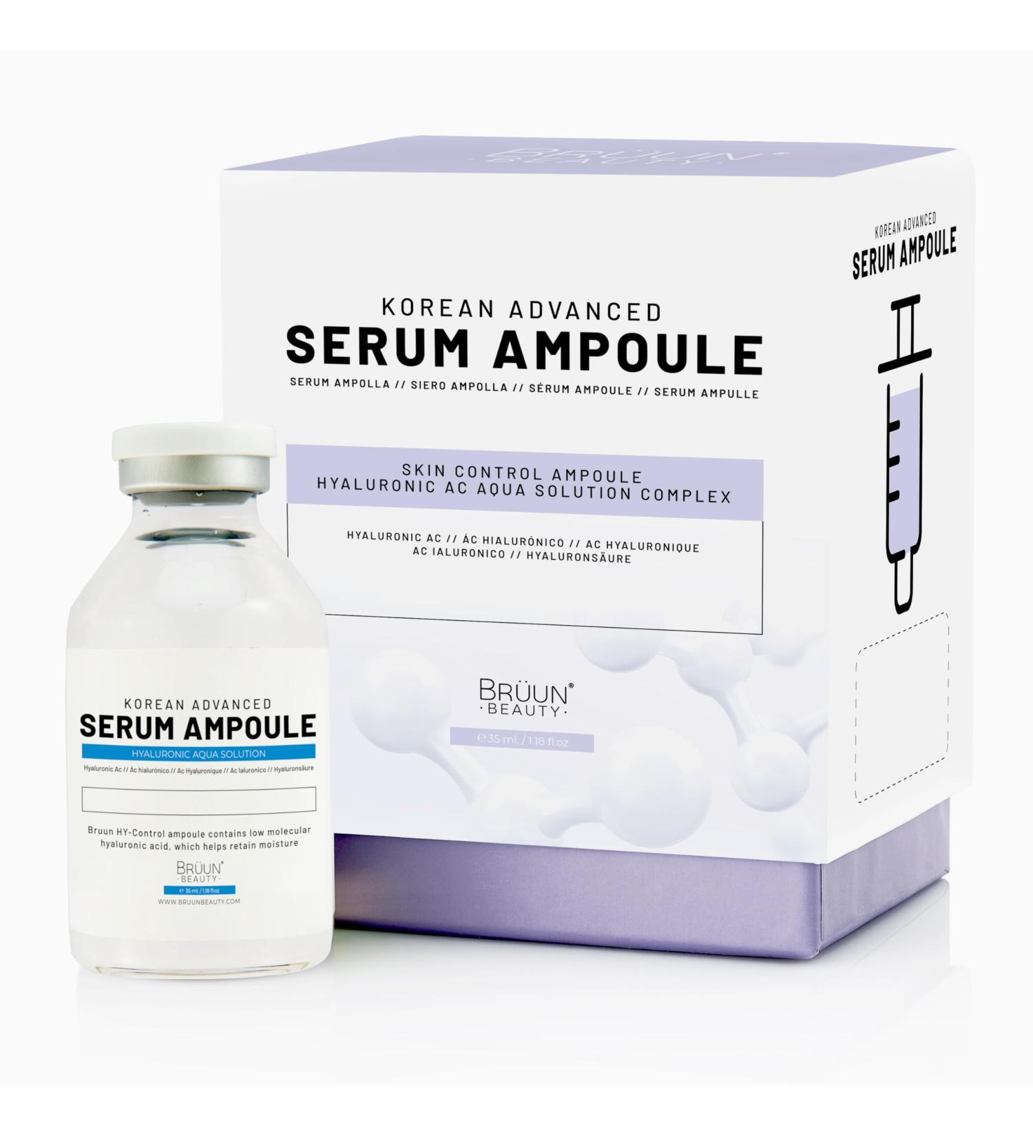 BR UN HY Control Hyaluronic Aqua Solution Ampoule | Korean Serum Booster for Face - 1.18 fl. oz Hydrating Skin Care Essentials - Buy Online on GoSupps.com