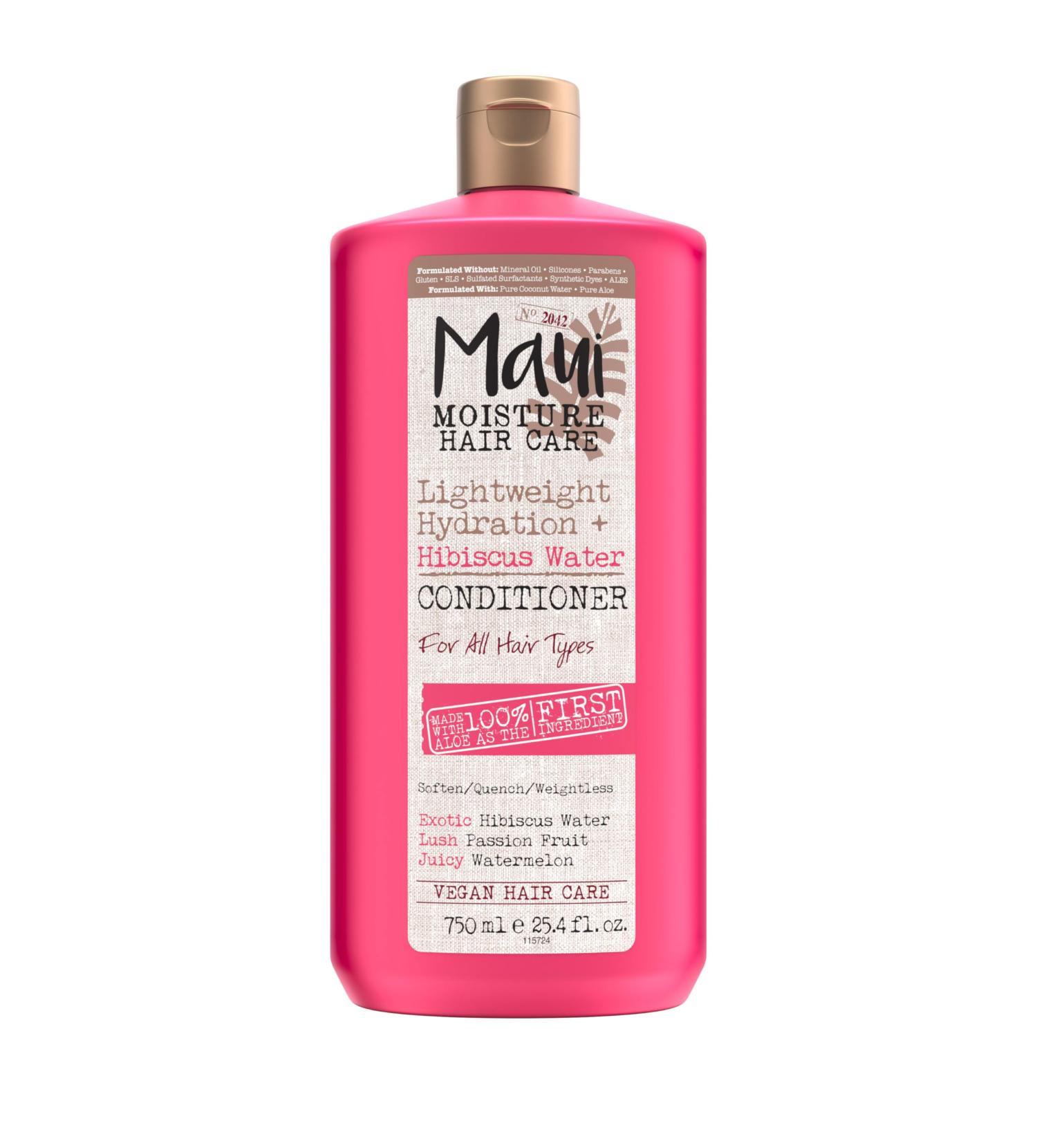 Maui Moisture Lightweight Hydration Conditioner - Hibiscus Water for Wavy & Curly Hair Nourishing Aloe Vera Vegan & Silicone-Free 25.4 fl. oz | Shop Now - Buy Online on GoSupps.com
