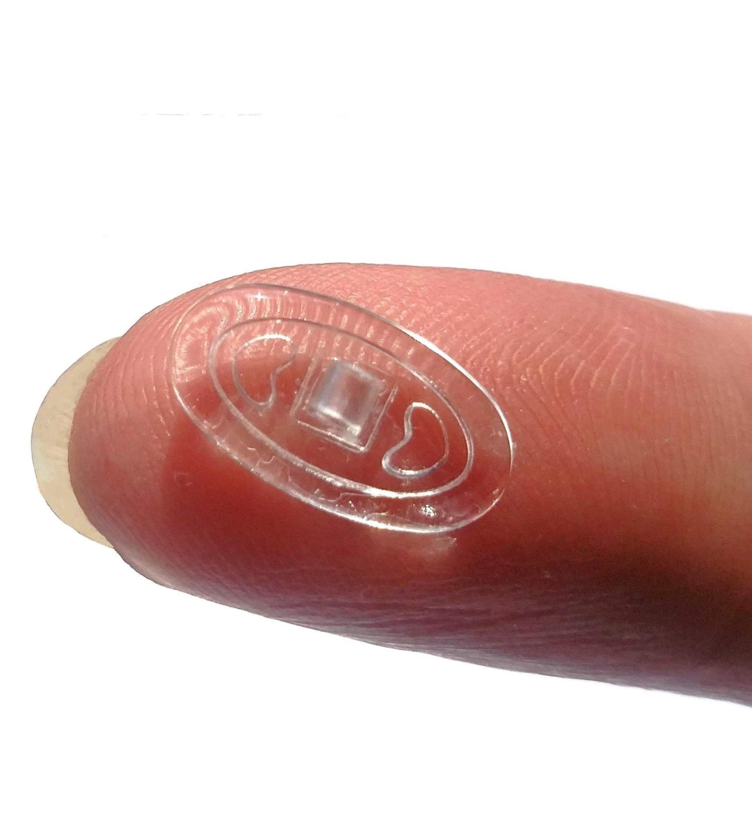 Oval Silicone Glasses Nose Pads - 17mm Screw System | 3 Pairs for Ultimate Comfort - Buy Online on GoSupps.com