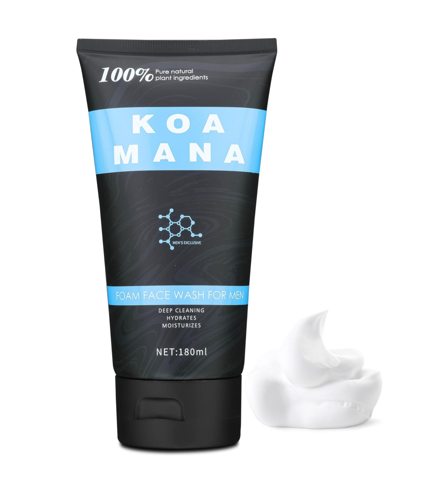 GOODY 2'S KOA MANA Foaming Face Wash for Men 100% Organic Pure Plant Ingredients 180 ml - Buy Online on GoSupps.com