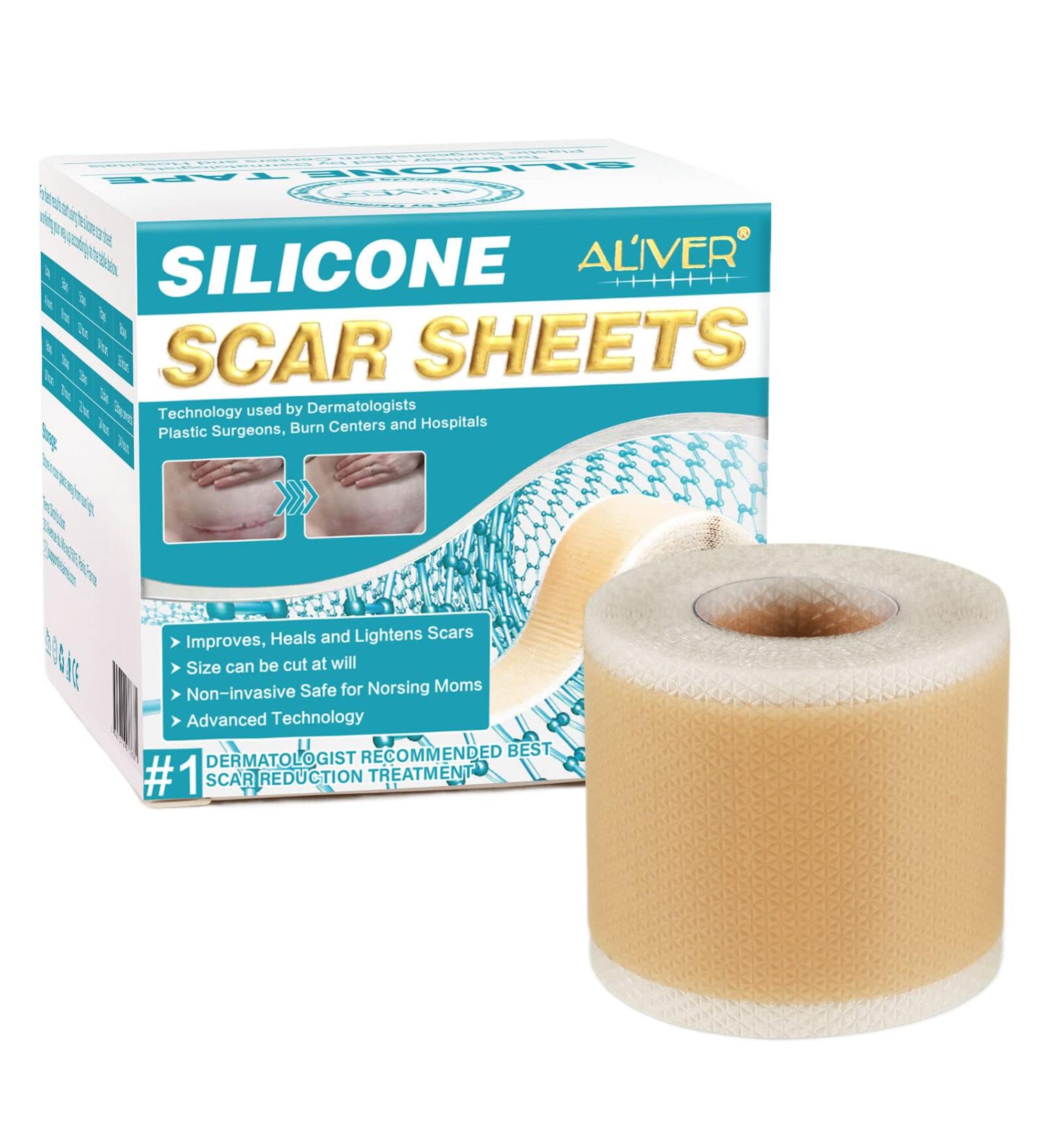 Silicone Surgical Scar Removal Patch for Trauma, Burn, Acne Treatment | Skin Repair Therapy - Buy Online on GoSupps.com