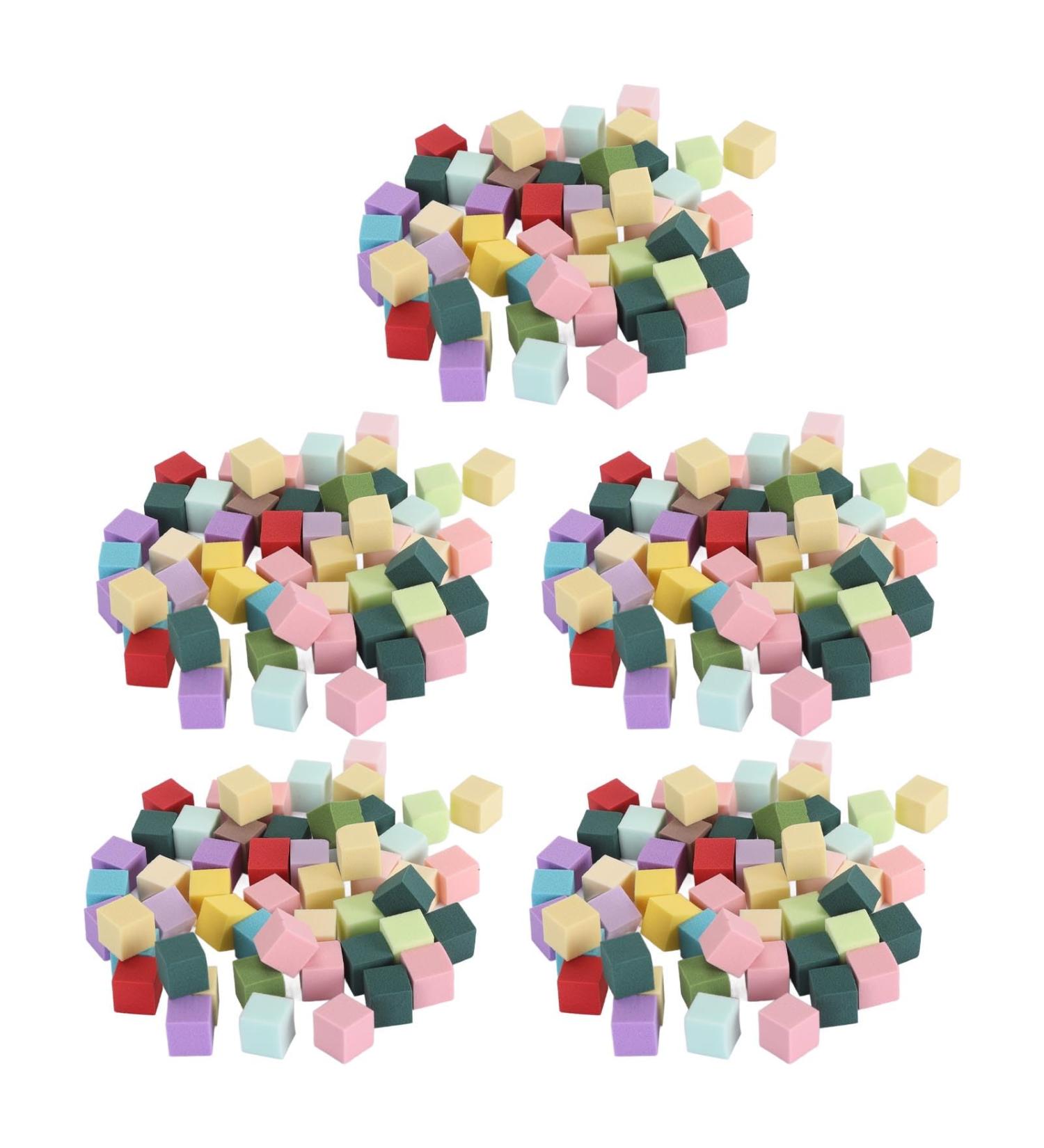 Buy Colorful Nail Sponge for Manicure & Gradient Nail Art - Soft Texture Makeup Tool - International Shipping - Buy Online on GoSupps.com