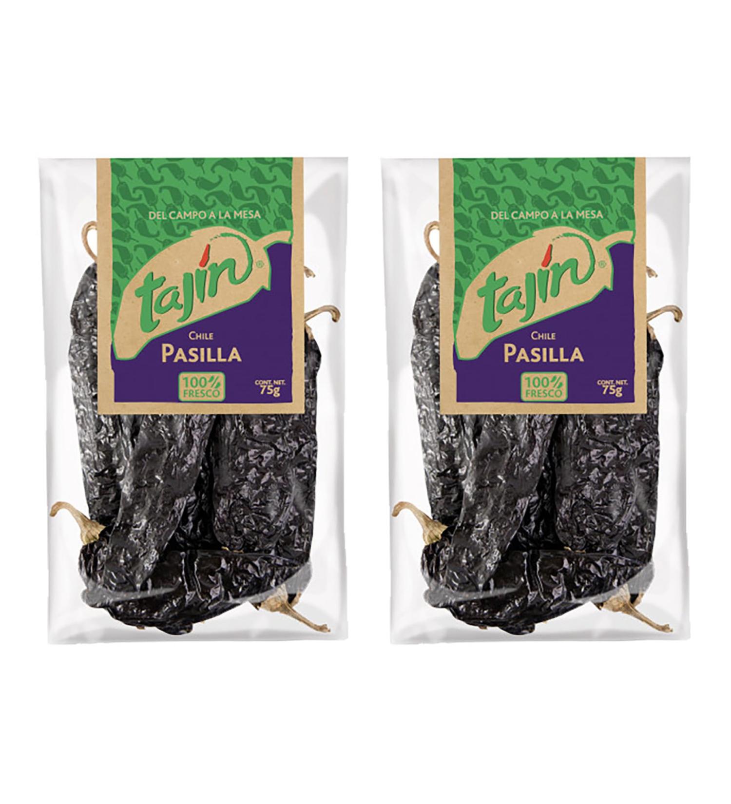 Dried Chilli Bundle with Tajin Pasilla Chilli 75g x2 (Pack of 2 Bundle) - Buy Online on GoSupps.com