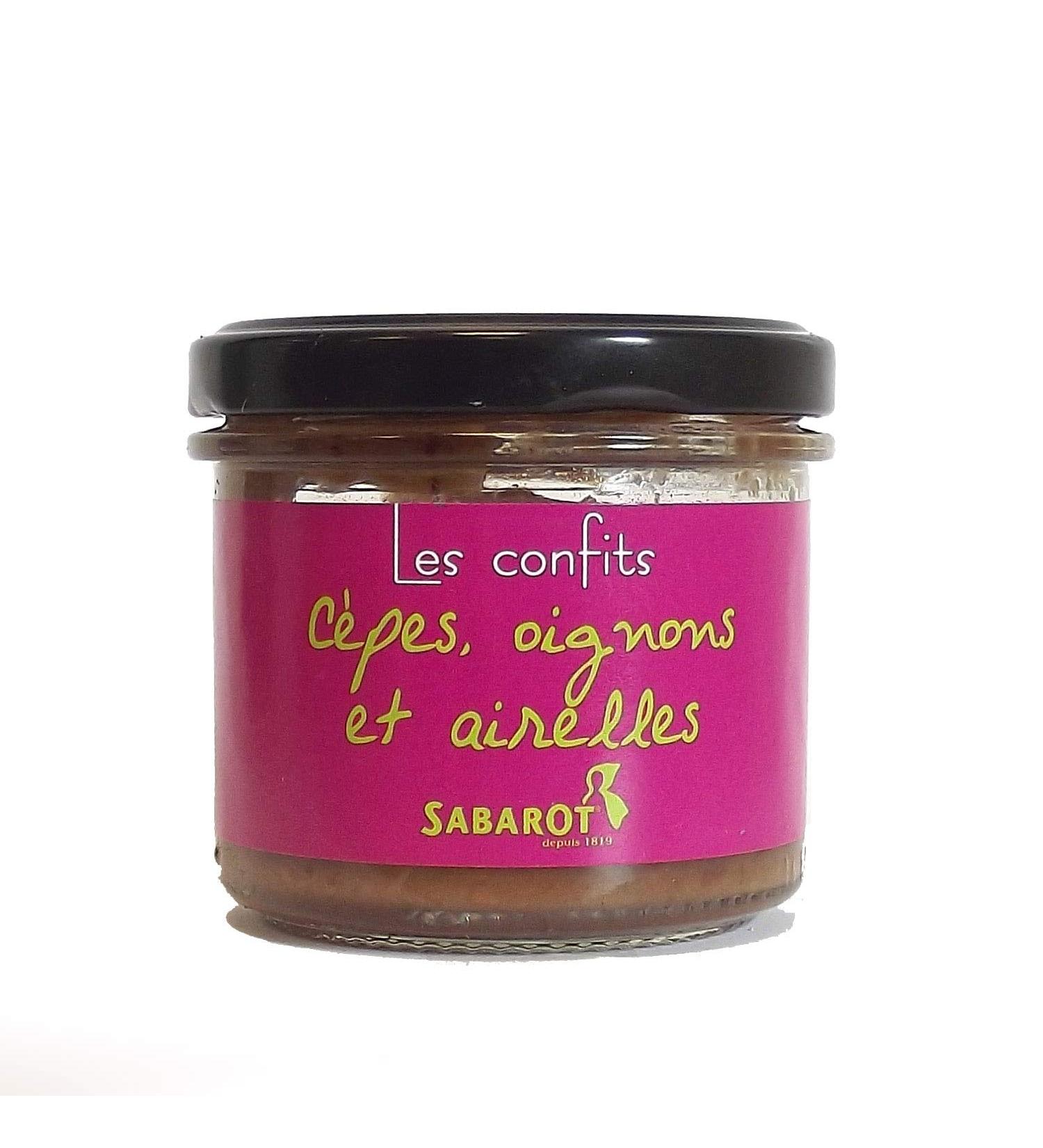 Sabarot - Confit of porcini mushrooms onions and lingonberries 90 g