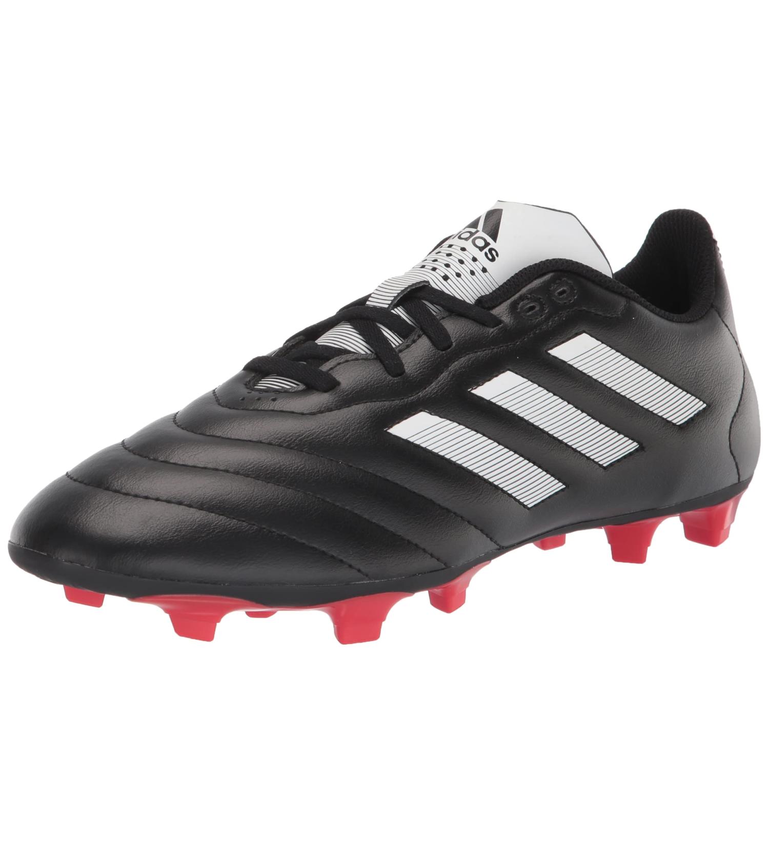 adidas Goletto VIII Firm Ground Soccer Shoe 9.5 - Unisex, Core Black/White/Red - Buy Online on GoSupps.com