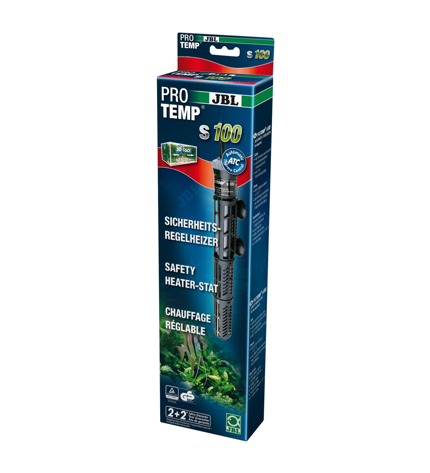 JBL ProTemp s100 control heater for freshwater and saltwater aquariums for 50 - 160 l for 50-160 l control heater